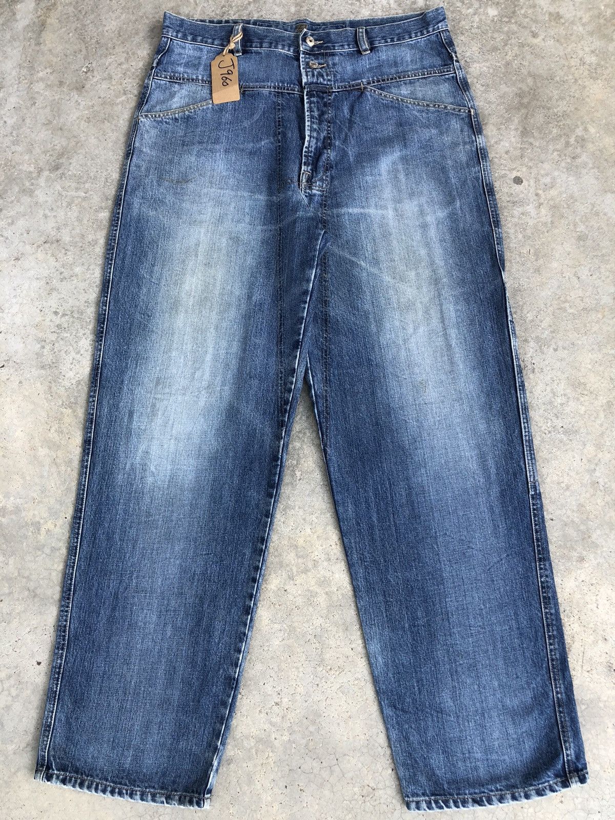 Marithe + Francois Girbaud Vintage Marithe Francois Girbaud Baggy Jeans Distressed Size US 36 / EU 52 - 1 Thumbnail