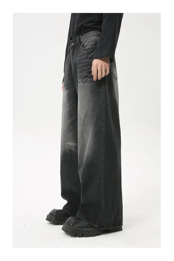 Japanese Brand VIBE American high street retro whisker washed jeans Size US 32 / EU 48 - 3 Thumbnail