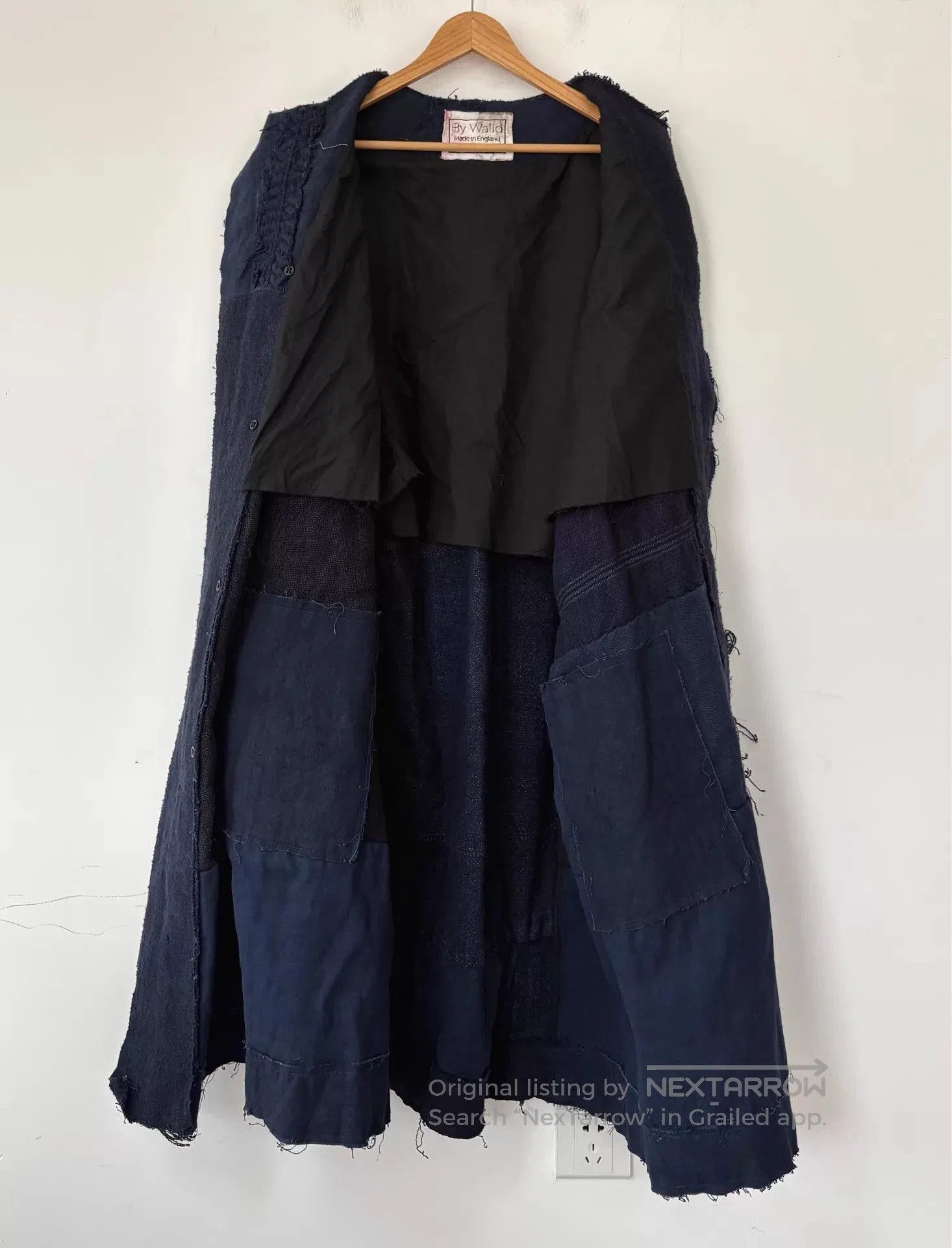 By Walid Blue Patchwork Long Coat . Size US L / EU 52-54 / 3 - 3 Thumbnail