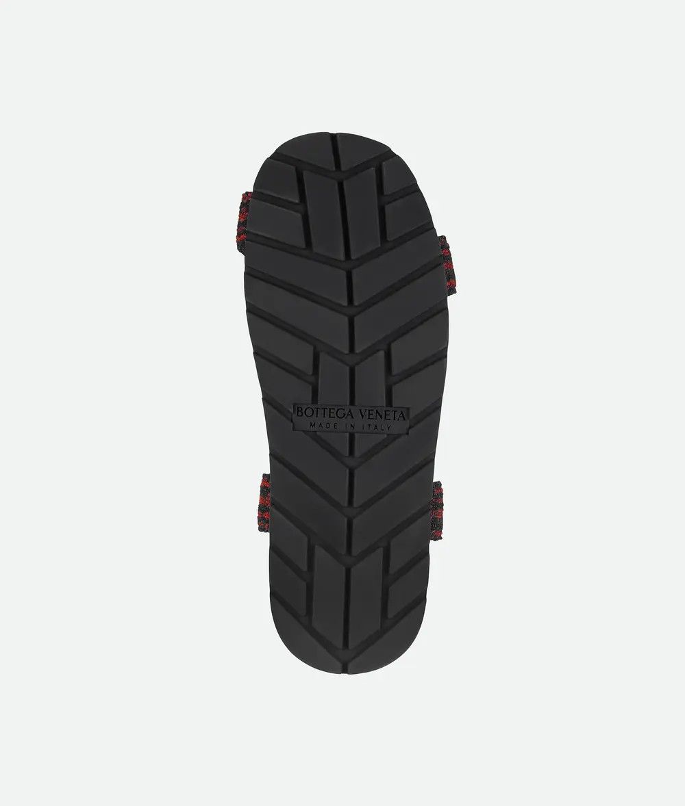 Bottega Veneta o1bcso1str0126 Trip Sandals in Black/Carmine Size US 7 / EU 40 - 7 Thumbnail