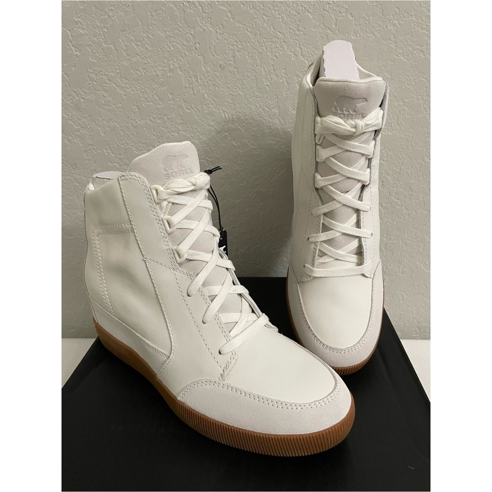 SOREL SOREL Women Size 11 Out N About Wedge Boot Sea Salt Gum Size US 11 / IT 41 - 1 Thumbnail