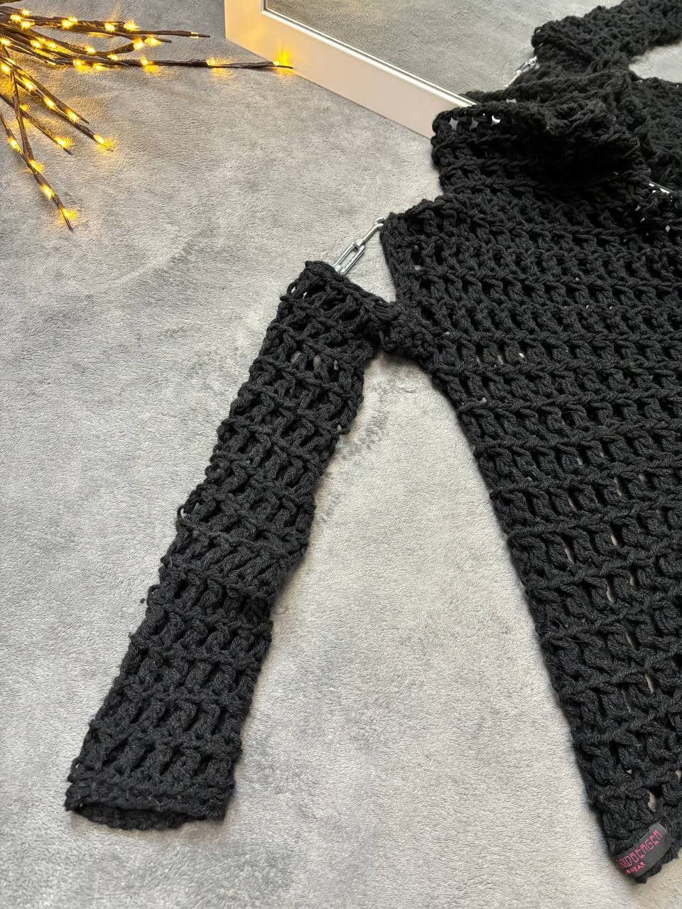 If Six Was Nine × Vintage Opium Mesh Knitted Gothic Unisex Sweater metal Owens Style Size US S / EU 44-46 / 1 - 6 Thumbnail