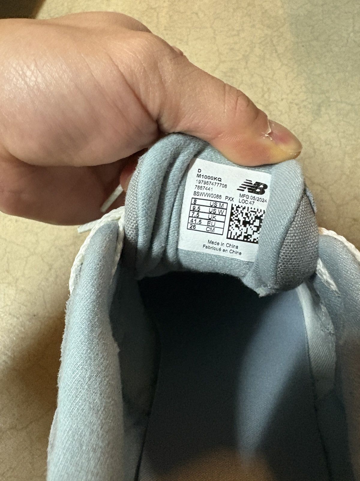 New Balance Size 8 - New Balance Kith x 1000 Quarry (M1000KQ) Size US 8 / EU 41 - 9 Thumbnail