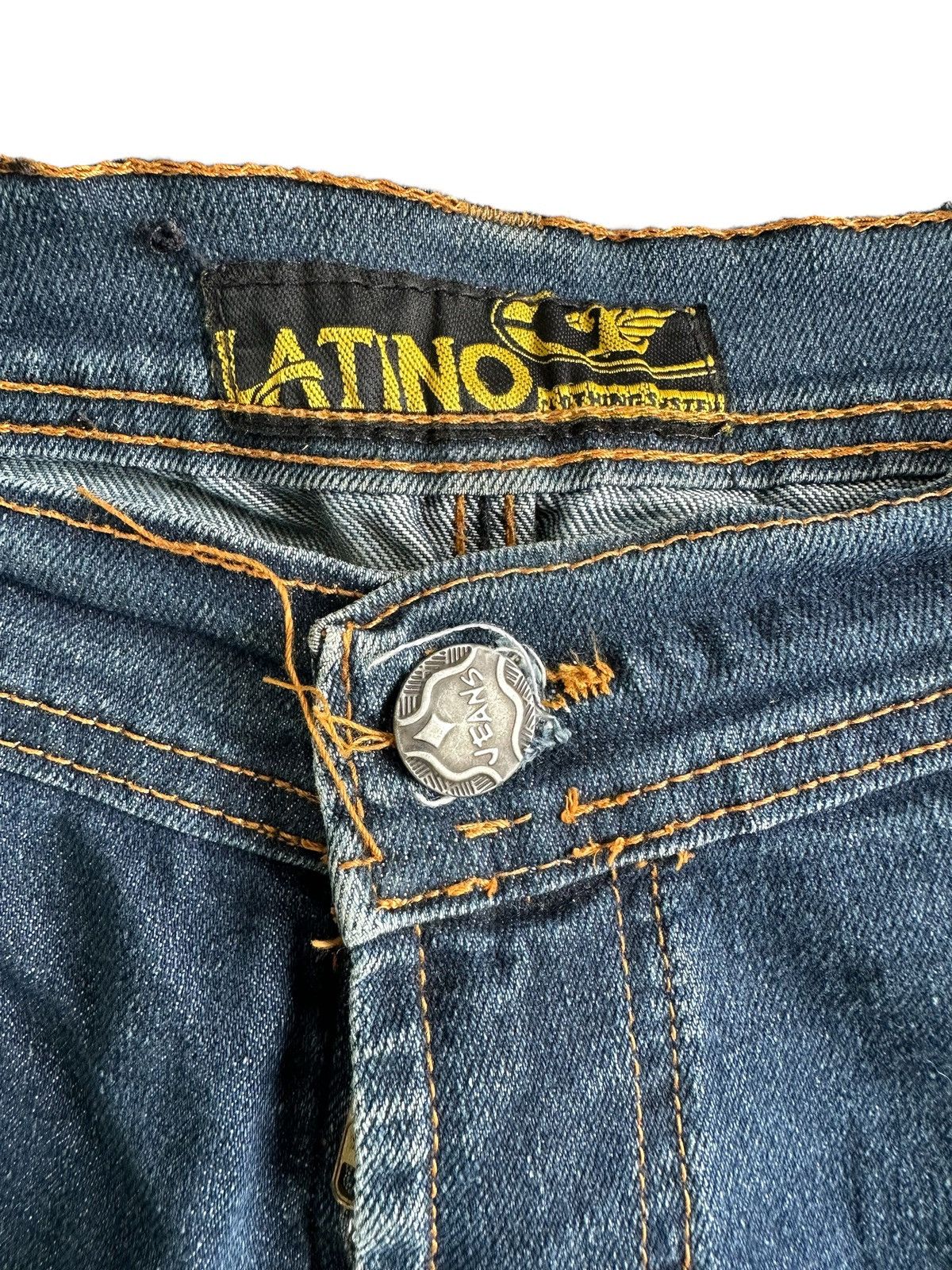 Hysteric Glamour ARCHIVE LATINO SICK DISTRESSED WASHED DENIM JEANS Size US 31 - 9 Thumbnail