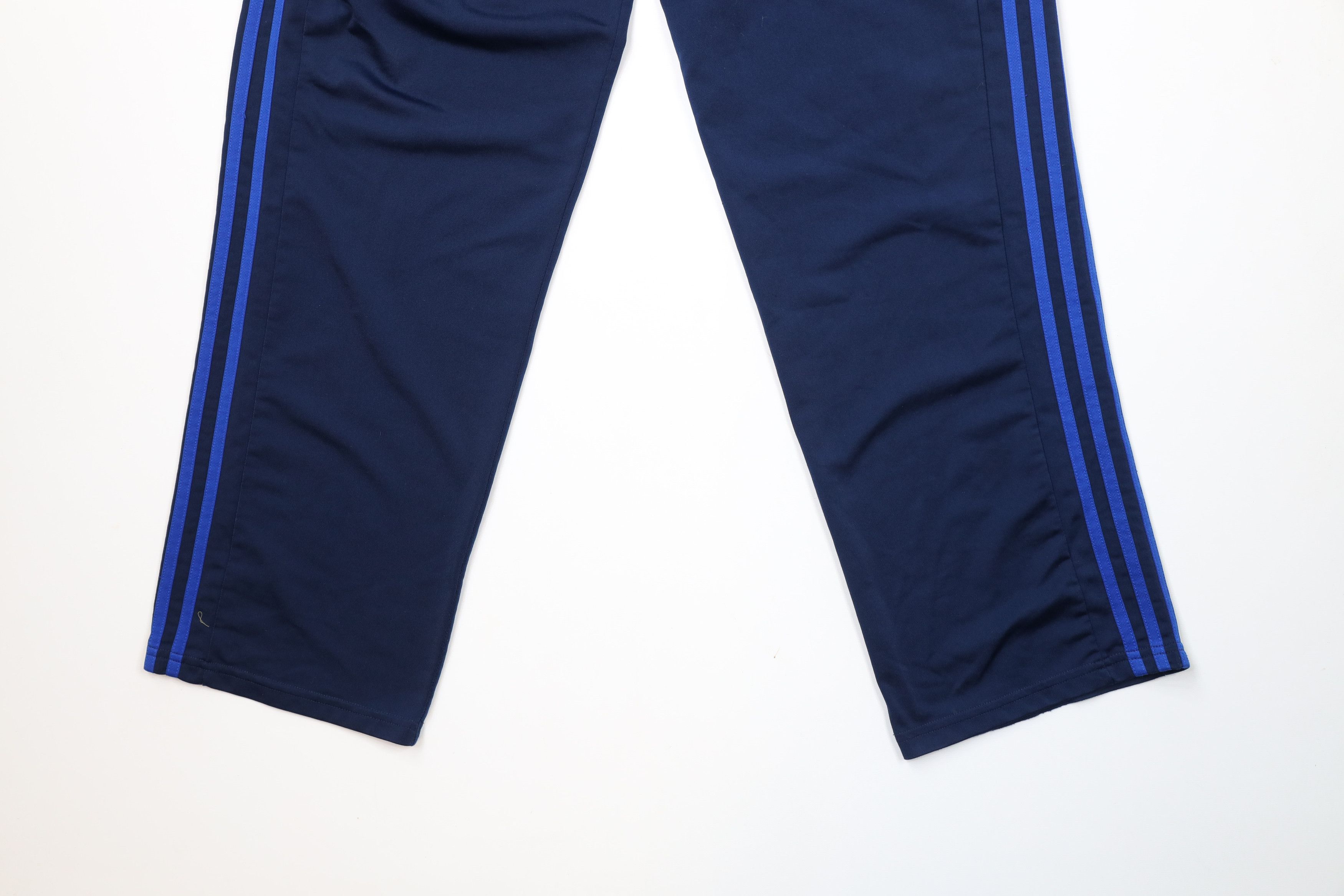 Adidas × Vintage Vintage Adidas Spell Striped Wide Leg Sweatpants Pants Blue Size US 36 / EU 52 - 4 Thumbnail