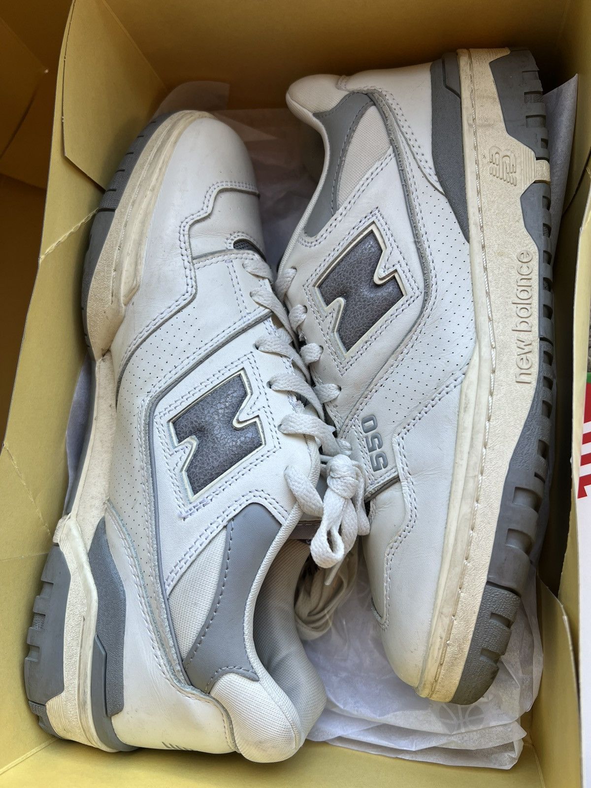Aime Leon Dore × New Balance ALD New Balance 550 Aime Leon Dore White Grey Size US 9.5 / EU 42-43 - 12 Thumbnail