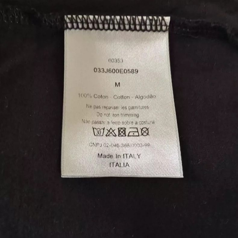Dior Dior Dior x Stussy Black Short Sleeve T-Shirt-2507 Size US M / EU 48-50 / 2 - 2 Thumbnail