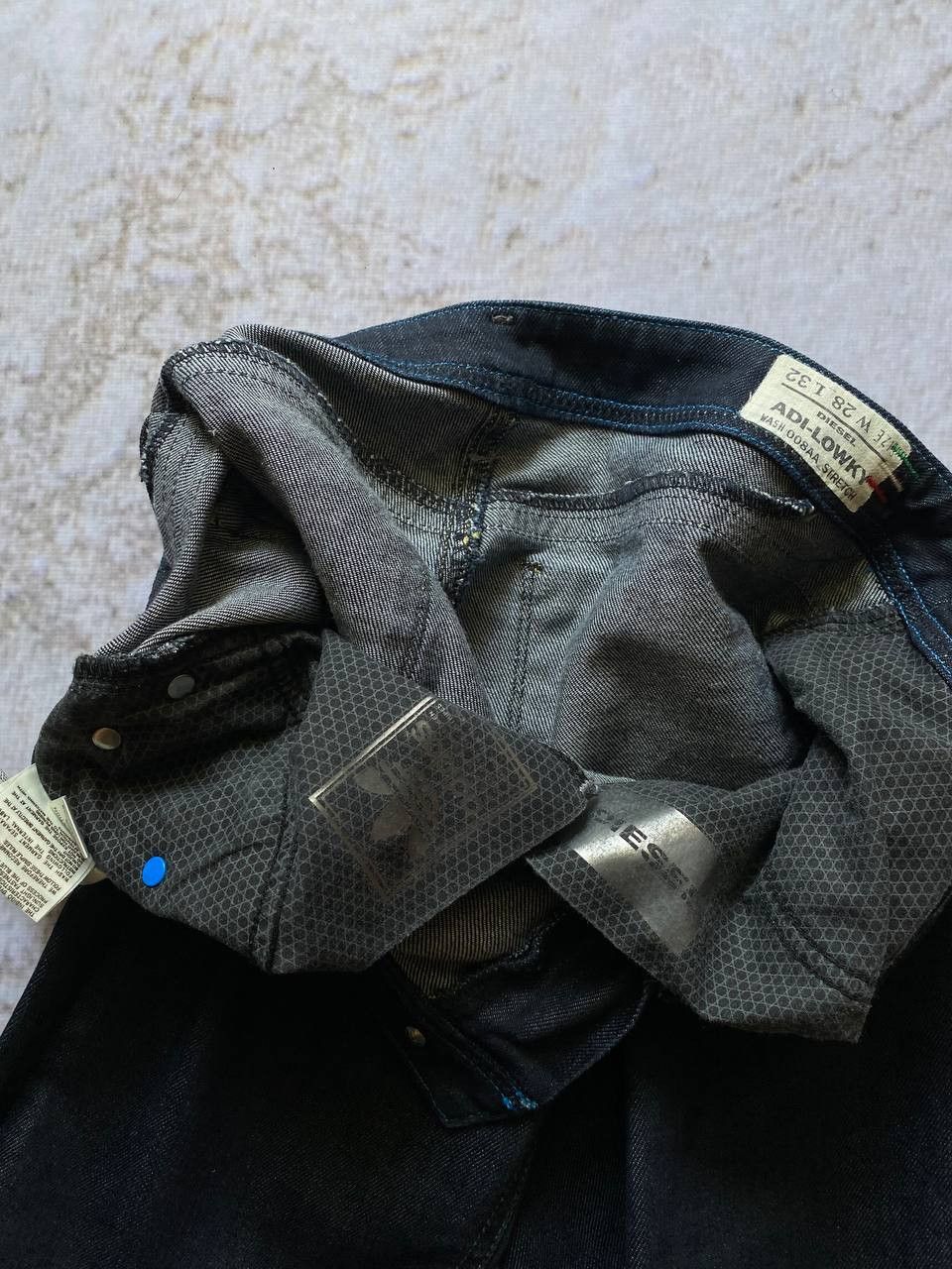 Adidas × Diesel × Vintage Vintage Diesel x Adidas Denim Pants Jeans Size 28" / US 6 / IT 42 - 7 Thumbnail