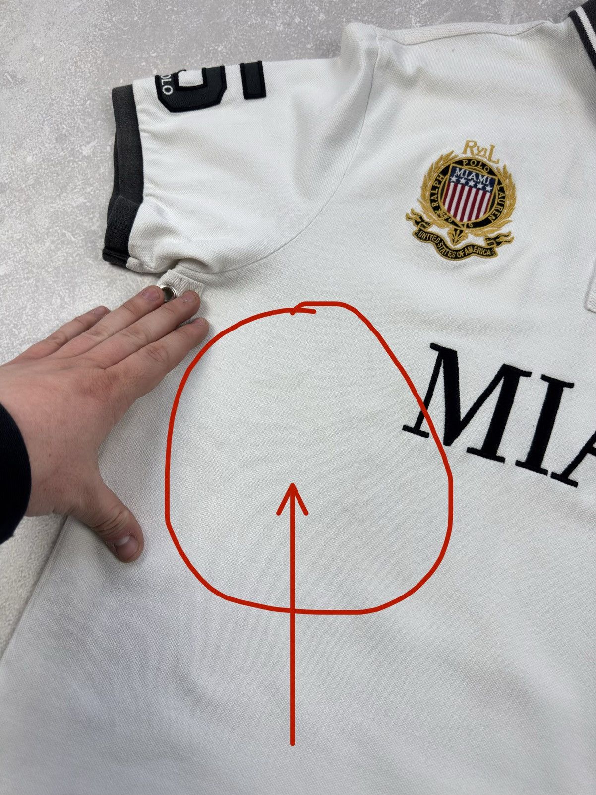 Polo Ralph Lauren Vintage Polo Ralph Lauren Miami Big Pony Chief Keef Style Size US XL / EU 56 / 4 - 7 Thumbnail