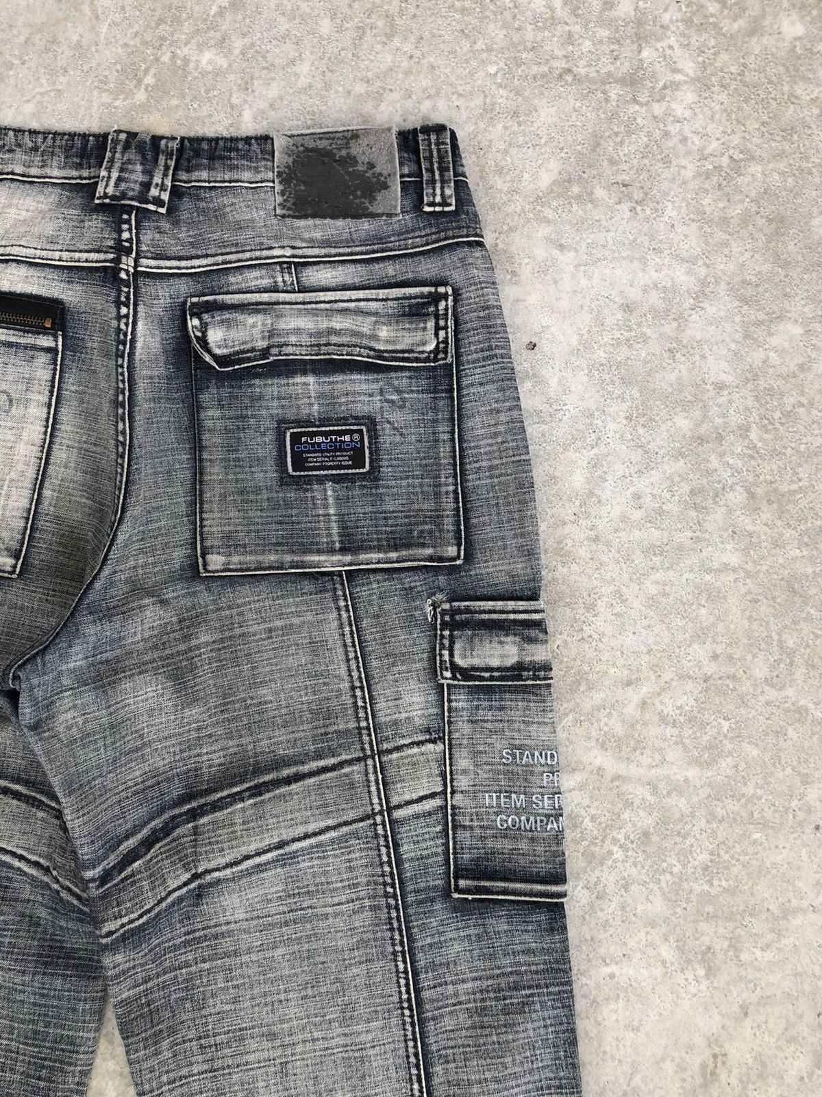 Fubu Japanese Fubu Baggy Jeans Hip Hop Distressed Jeans Size US 34 / EU 50 - 10 Thumbnail