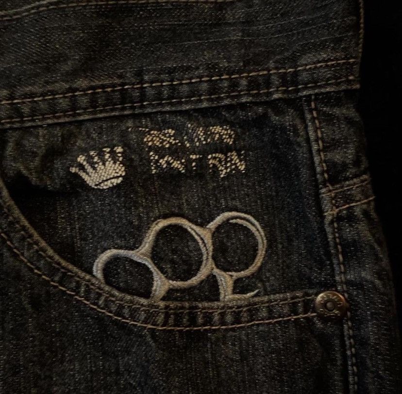 Ecko Unltd. Ecko Untld. Navy Blue Rhino Graphic Jorts Size US 36 / EU 52 - 2 Thumbnail