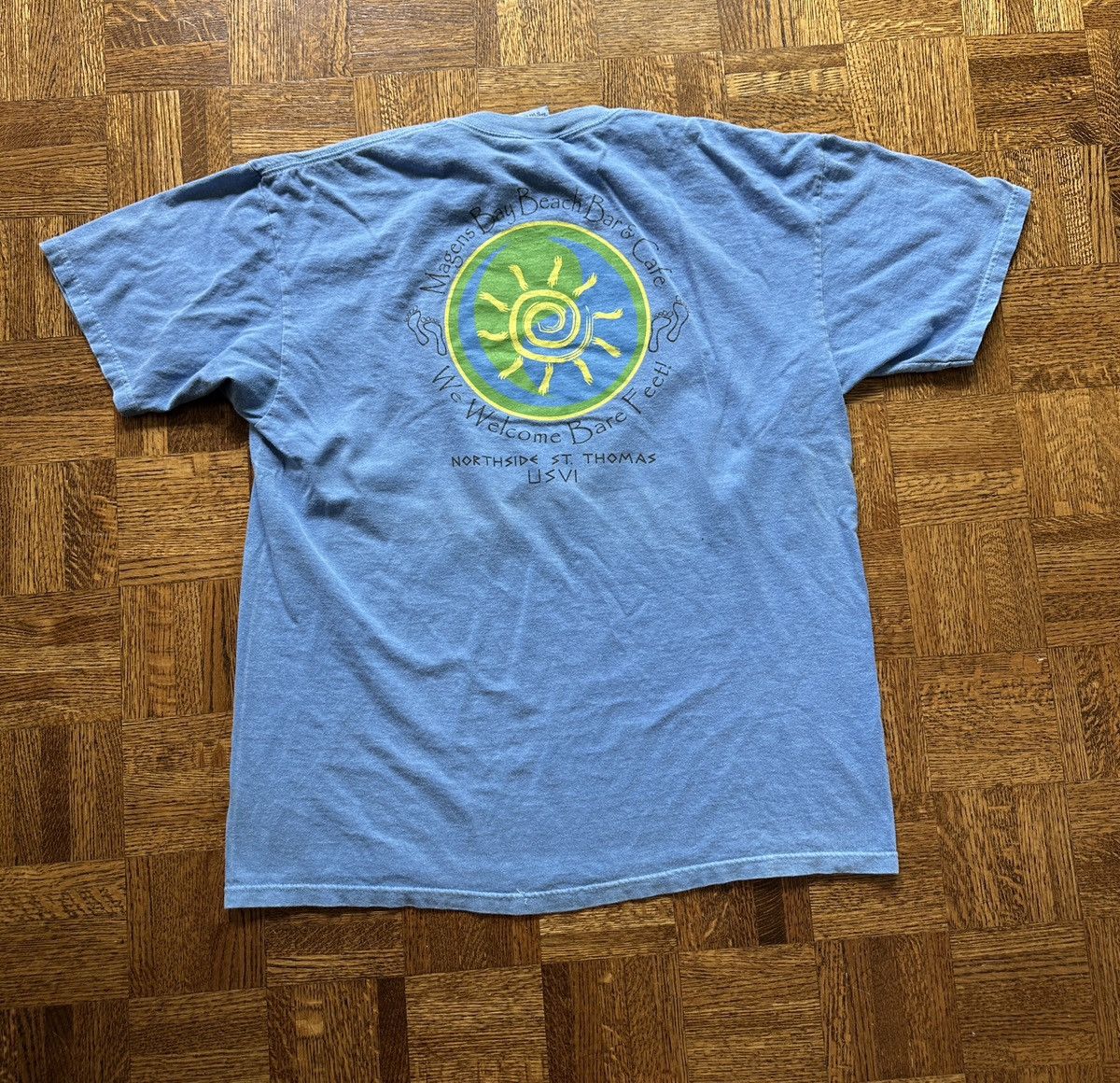 Vintage Vintage Y2K Magens Bay Beach St Thomas Graphic Tee Size US L / EU 52-54 / 3 - 2 Thumbnail
