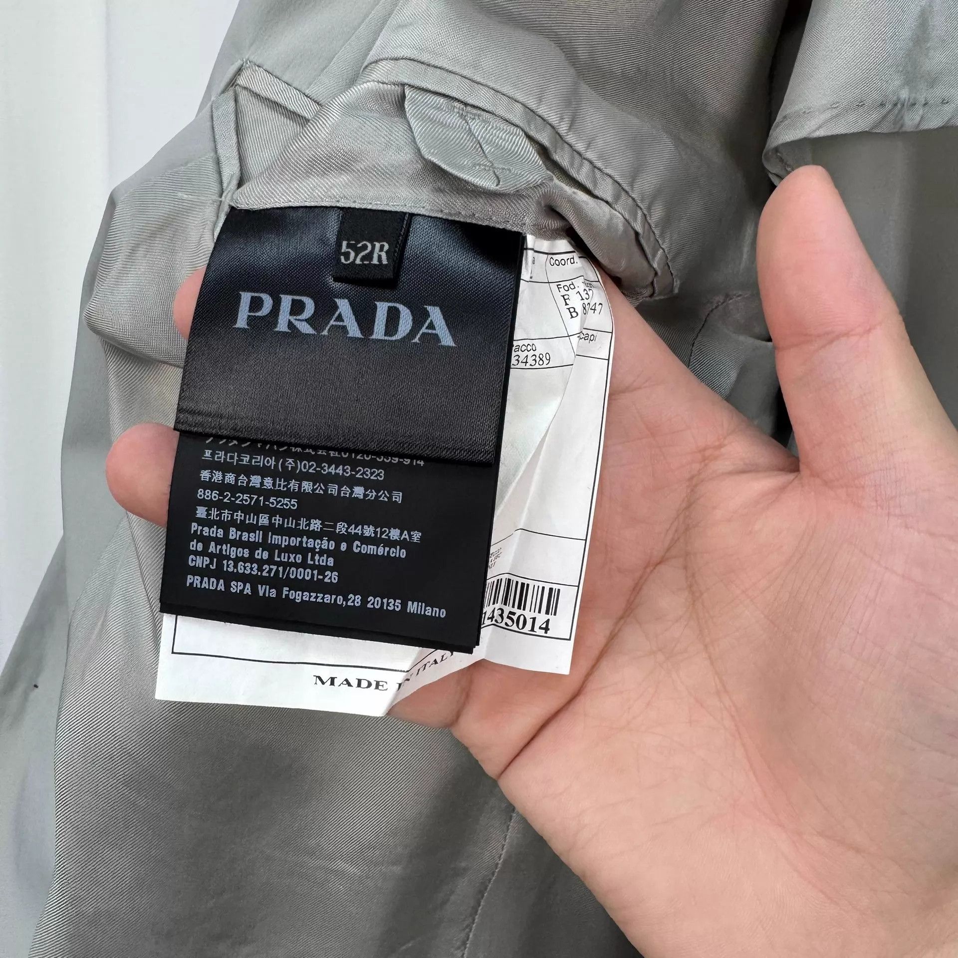 Prada Prada Travel Blazer 52 99 New Size 50R - 6 Thumbnail