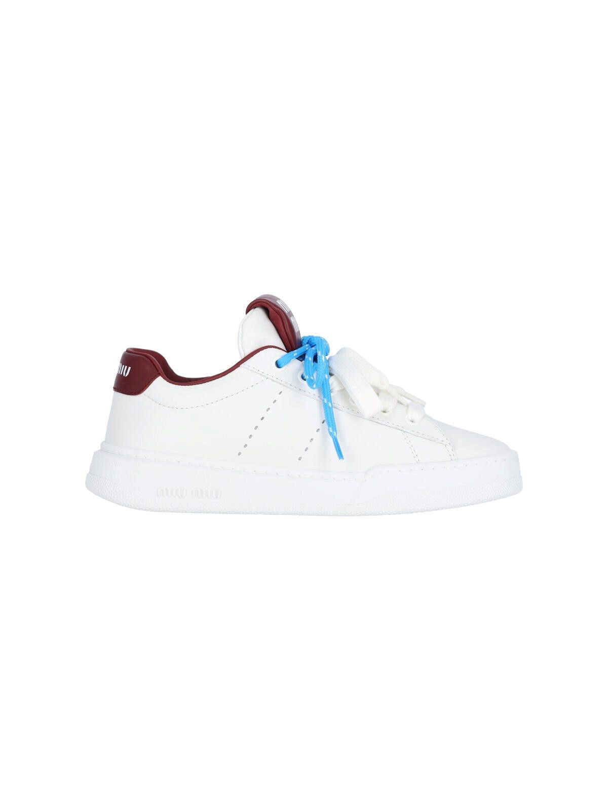 Miu Miu Miu Miu leather sneakers size 40 Size ONE SIZE - 1 Thumbnail