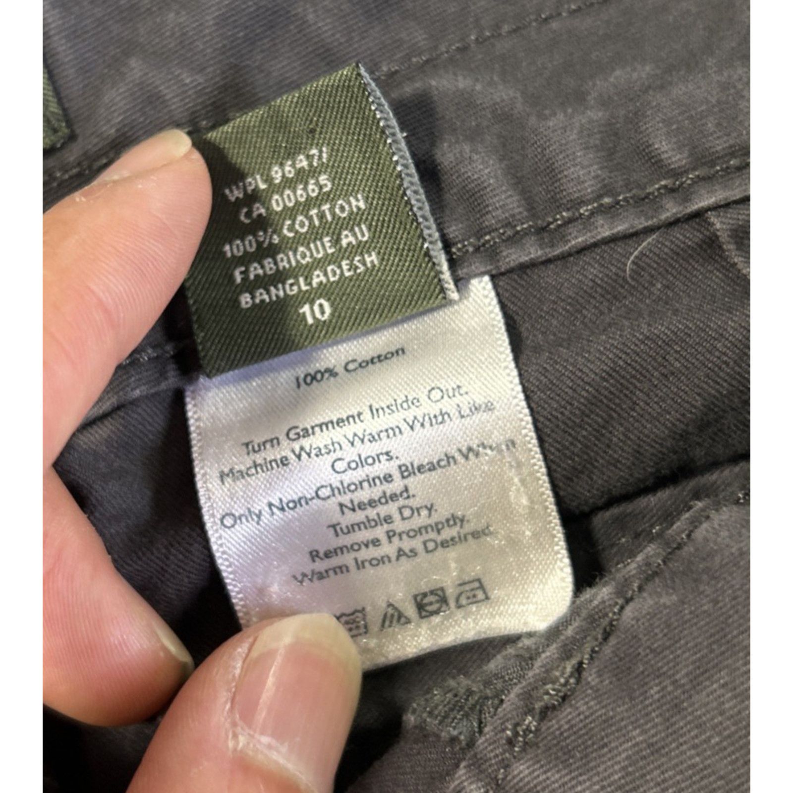 Eddie Bauer Straight Cargo Pants Wms 10 36x30 Hamilton Utility Surplus Size 36" / US 14 / IT 50 - 5 Thumbnail