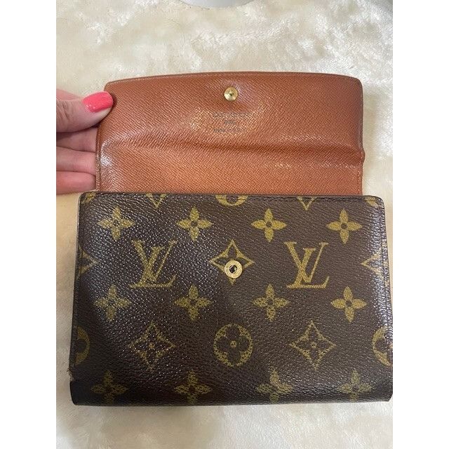 Louis Vuitton Louis Vuitton Monogram Porte Tresor Etui Papiers Trifold Wal Size ONE SIZE - 3 Thumbnail