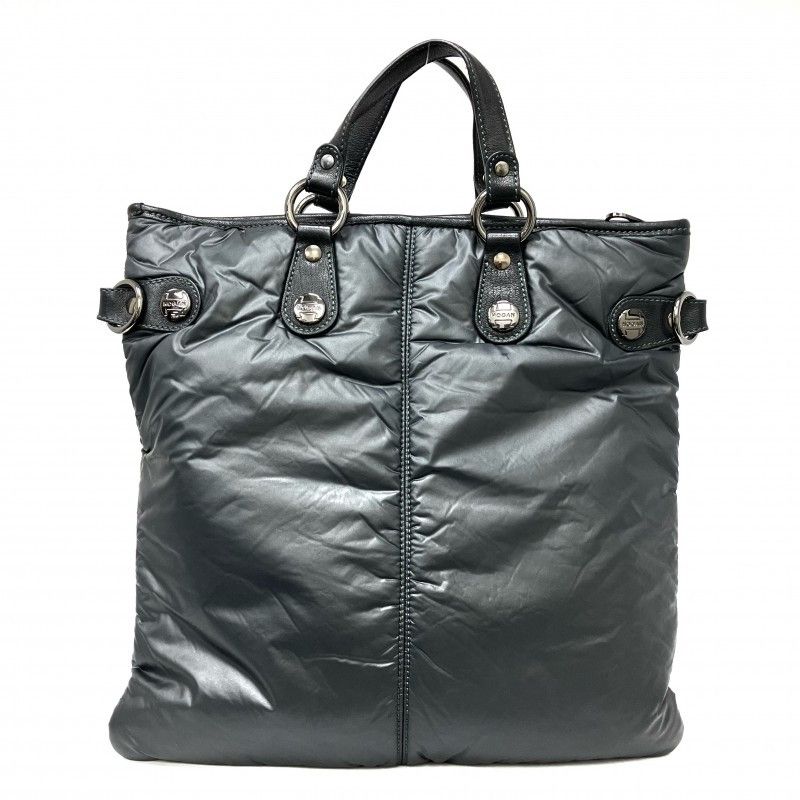 Hogan Dark Grey Puffy Nylon 2ways bag Size ONE SIZE - 2 Thumbnail
