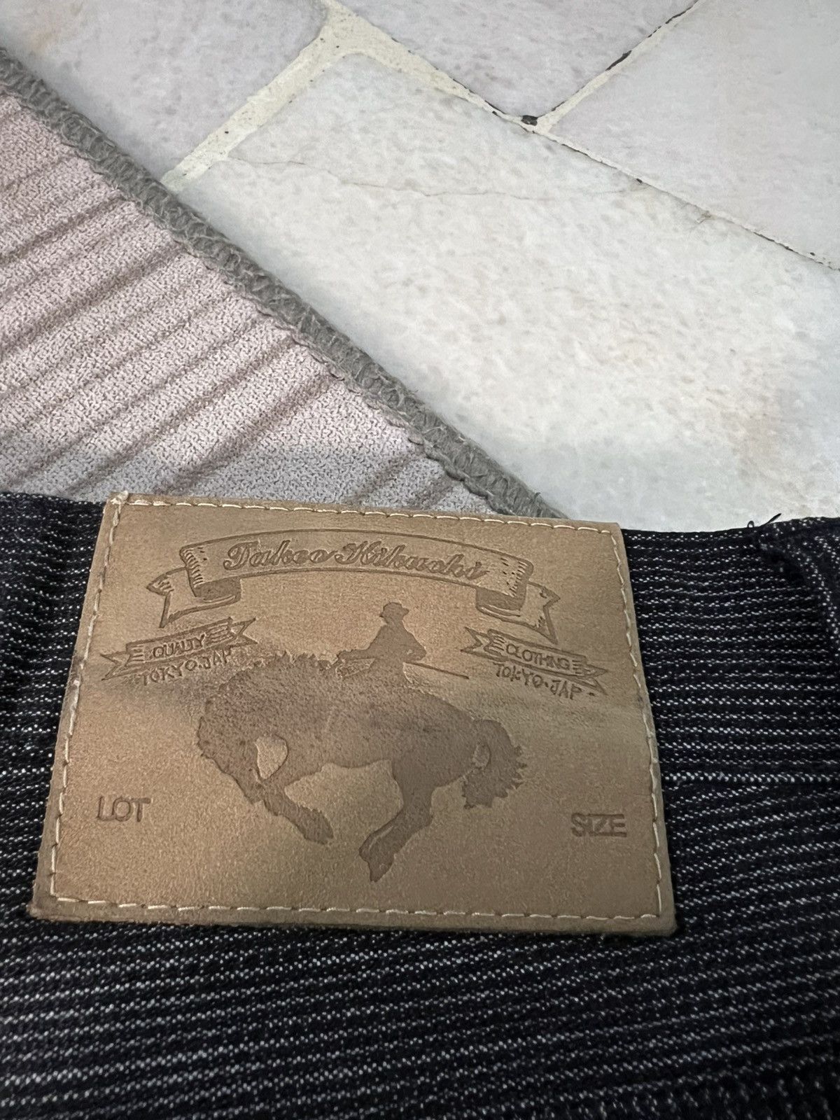 If Six Was Nine × Takeo Kikuchi × Tornado Mart VINTAGE TAKEO KIKUCHI STRIPE JEANS VERY RARE Size US 32 / EU 48 - 19 Thumbnail