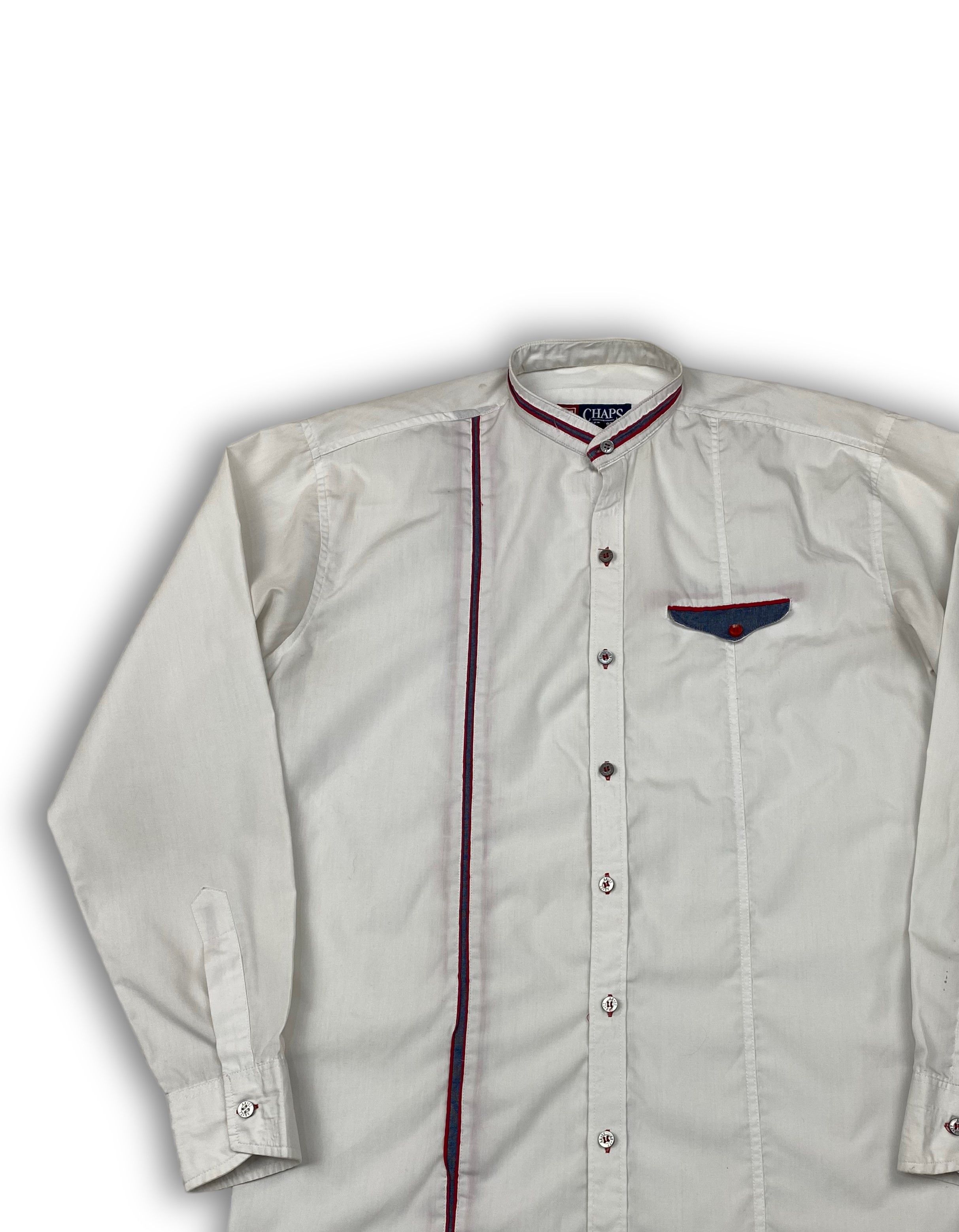 Chaps Ralph Lauren Vintage CHAPS White Button Up Shirt M569 Size US L / EU 52-54 / 3 - 3 Thumbnail