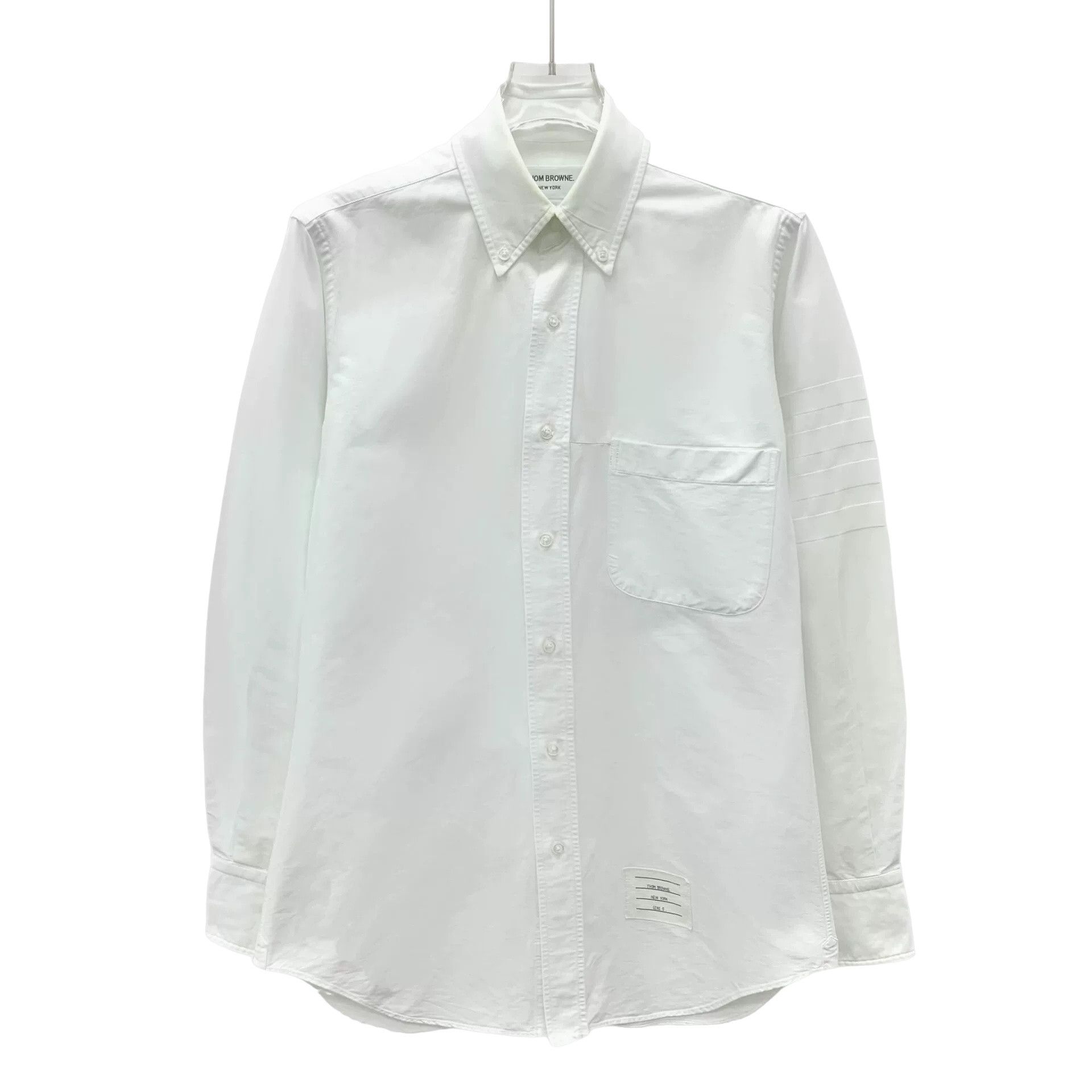 Thom Browne Thom Browne Four-Bar Button Up Shirt US XS Size US XS / EU 42 / 0 - 1 Thumbnail