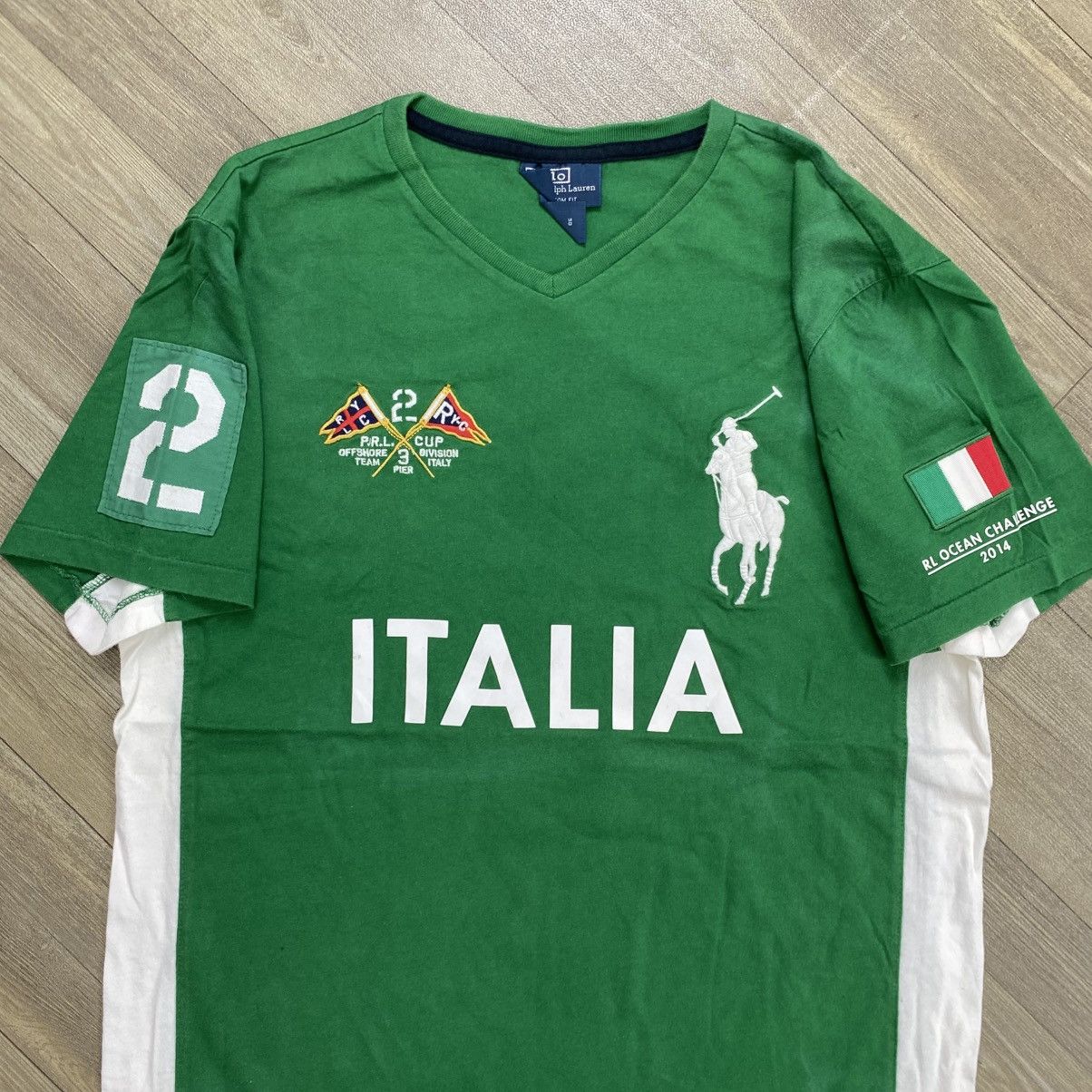 Polo Ralph Lauren 2011 Polo Ralph Lauren RL Ocean Challange Italia Team Tee Size US M / EU 48-50 / 2 - 3 Thumbnail