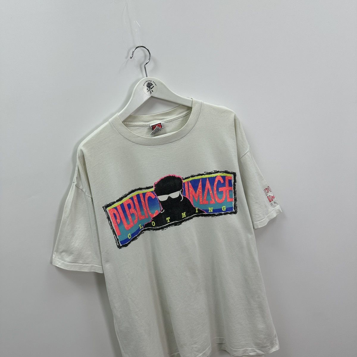 Vintage Vintage 90s Public Image Clothing USA surfing skate y2k tee Size US XXL / EU 58 / 5 - 3 Thumbnail