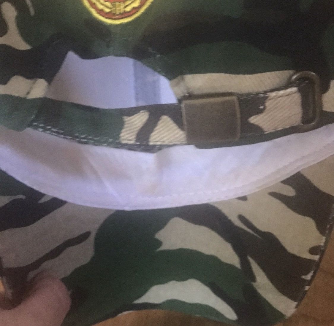 Vintage CAMO GERMANY VELVET EMBROIDERED BASEBALL CAP HAT Size ONE SIZE - 6 Thumbnail