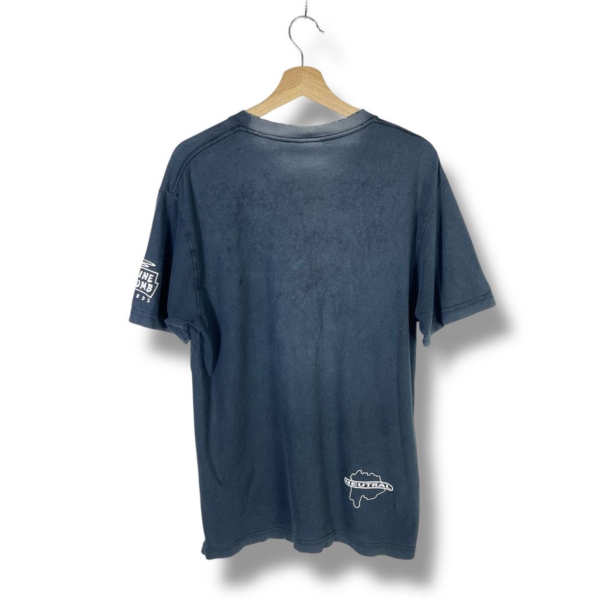 Band Tees × Vintage Vintage Y2k Japanese Band Neutral Caffein Bomb Record Tshirt Size US L / EU 52-54 / 3 - 2 Thumbnail