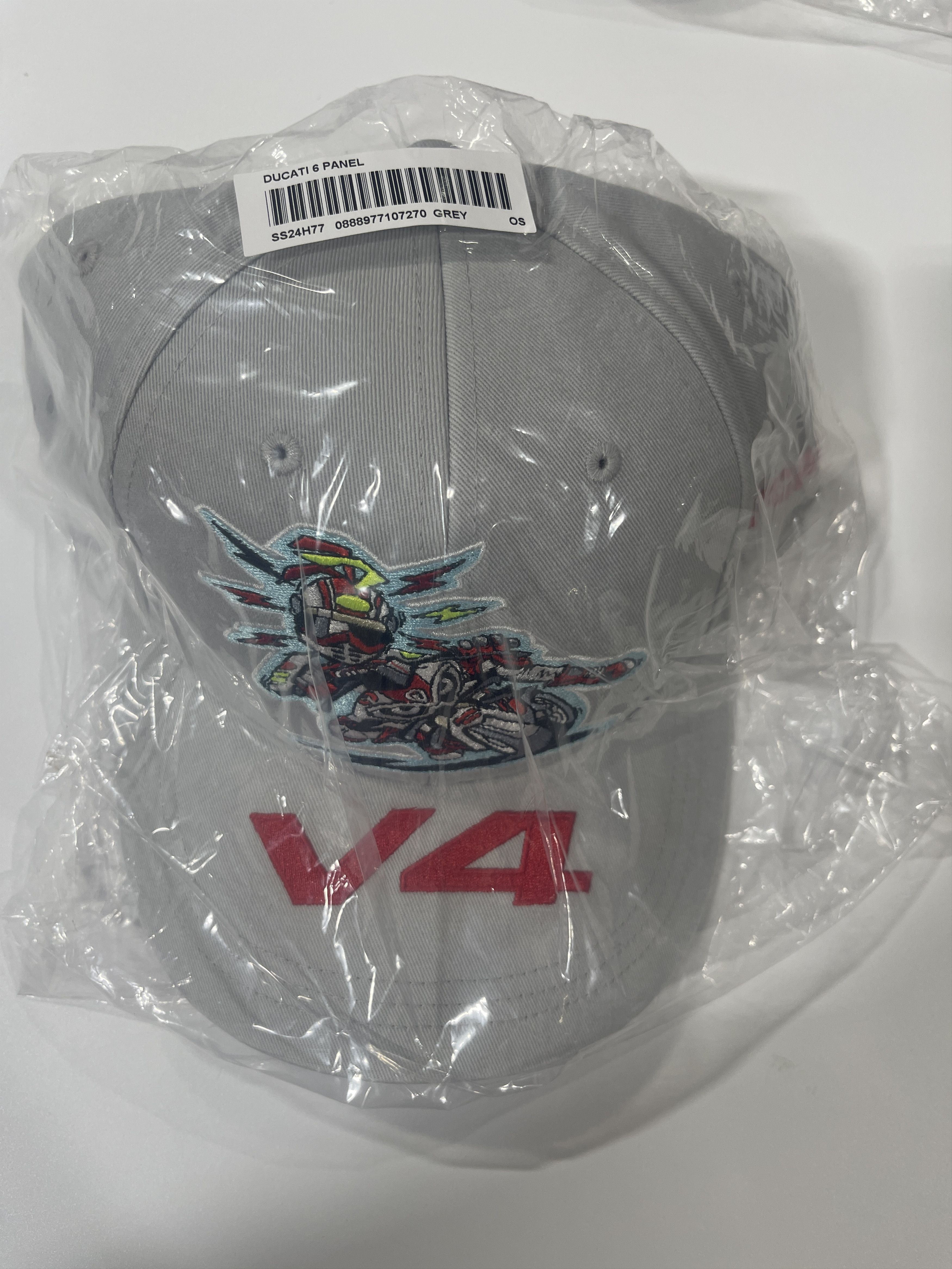 Supreme Supreme Ducati 6-Panel Hat Grey Size Adjustable Size ONE SIZE - 4 Thumbnail