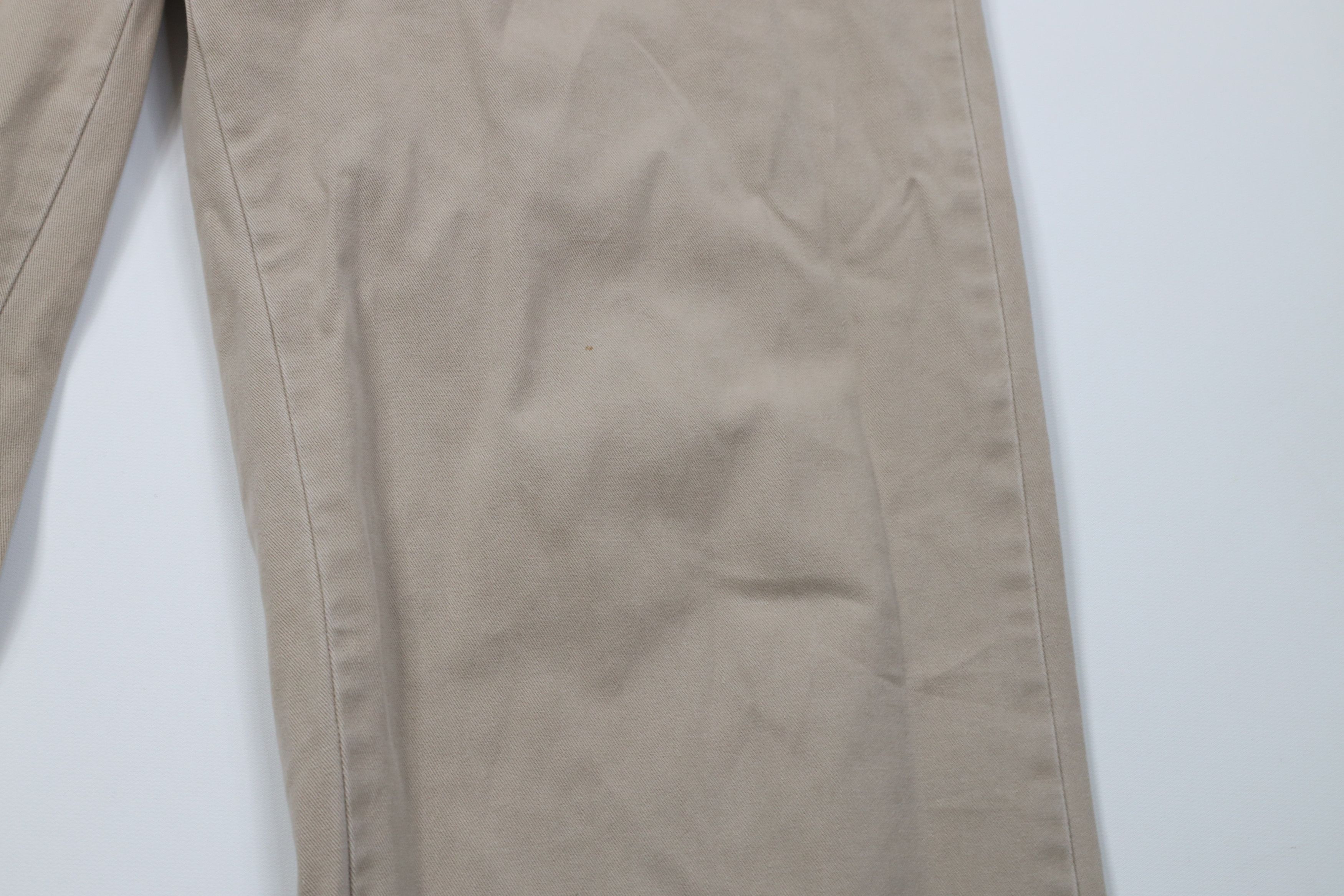Ralph Lauren Vintage 90s Ralph Lauren Wide Leg Chino Pants Beige Cotton Size US 34 / EU 50 - 6 Thumbnail