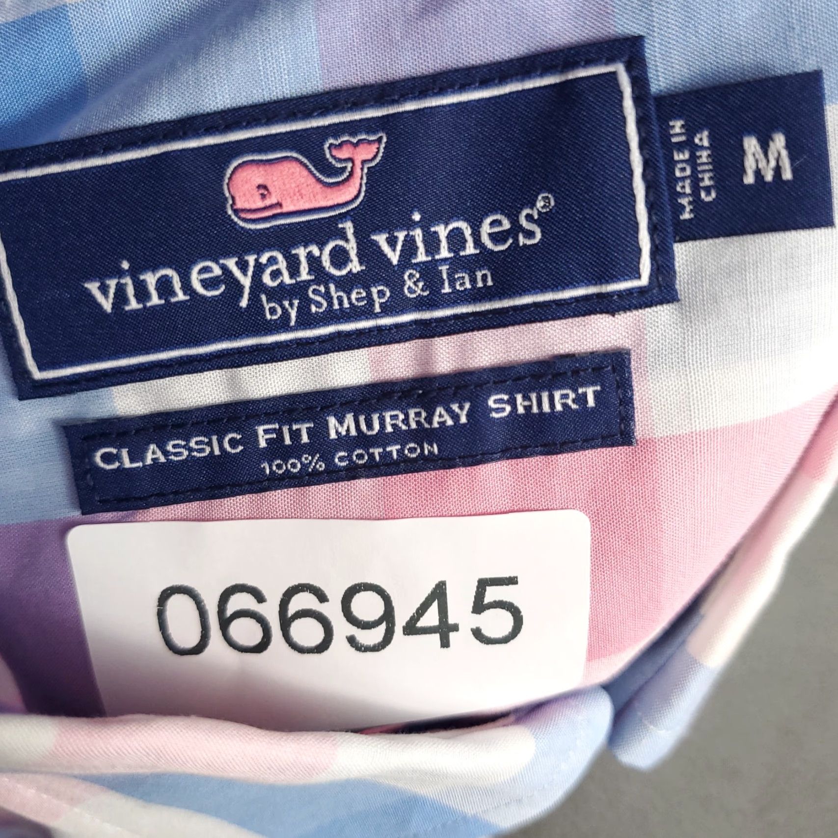 Vineyard Vines Vineyard Vines Shirt Mens M Pink Blue Plaid Classic Fit Button Up Size US M / EU 48-50 / 2 - 7 Thumbnail