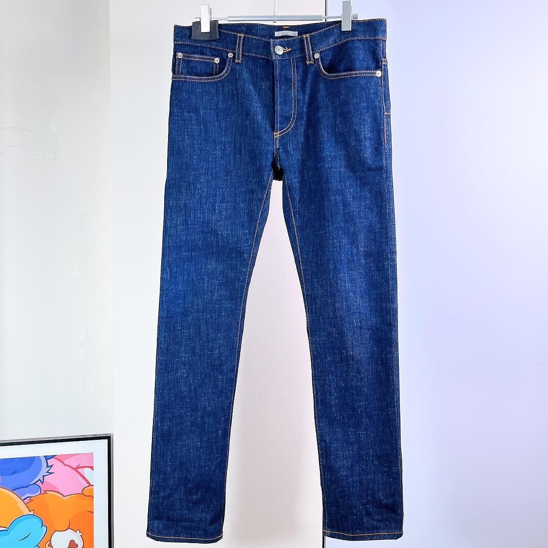 Dior Dior Blue Cotton Blend Denim Jeans Size 29 Size US 29 - 1 Thumbnail