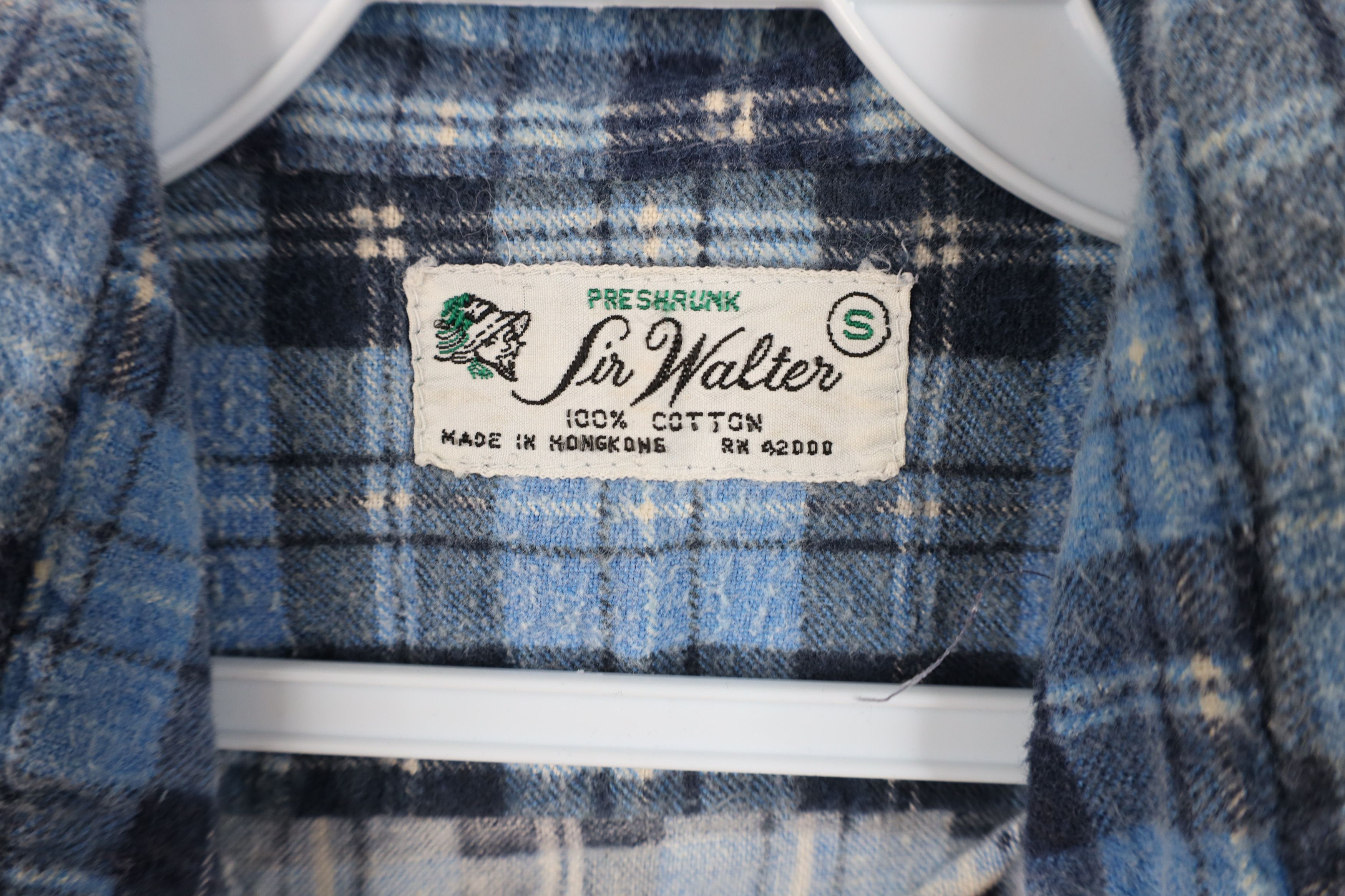 Vintage Vintage 70s Streetwear Flannel Collared Button Shirt Plaid Size US S / EU 44-46 / 1 - 12 Thumbnail