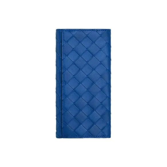 Bottega Veneta o1n1vont1124 Size: OS / Slim Long Wallet in Blue Size ONE SIZE - 2 Thumbnail