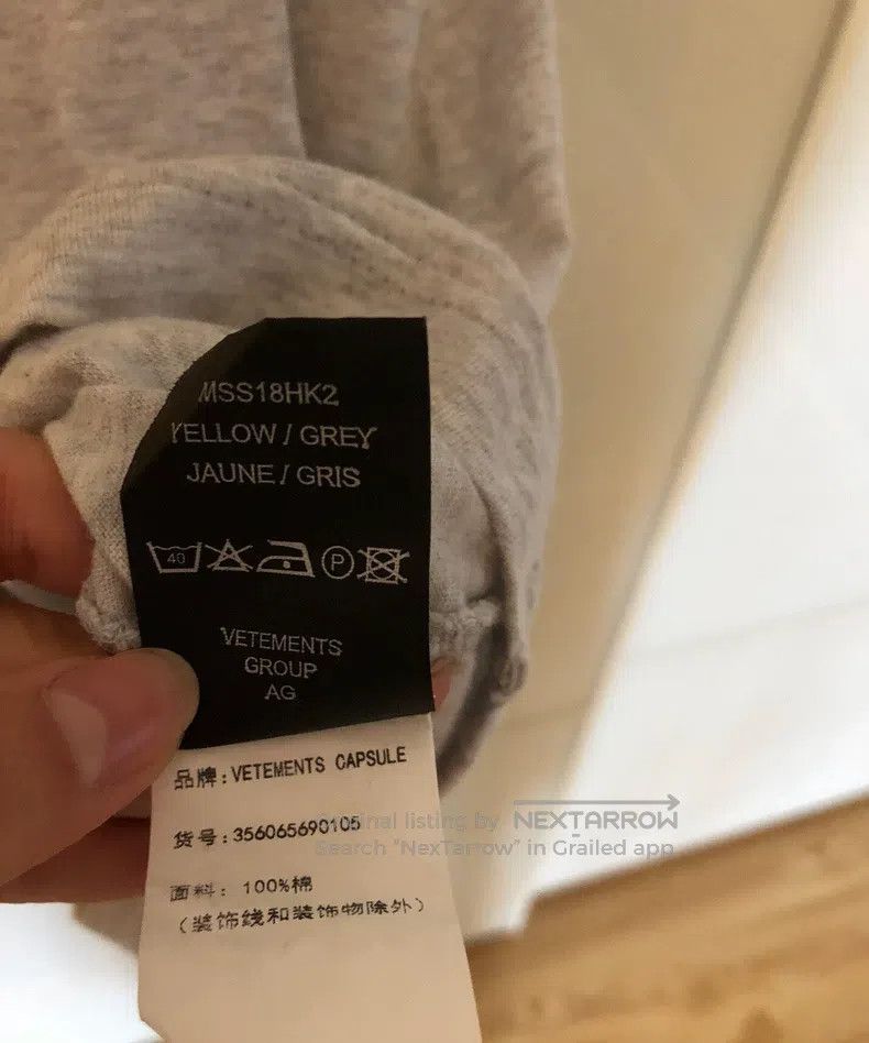 Vetements Vetements T-Shirt Size US XS / EU 42 / 0 - 8 Thumbnail