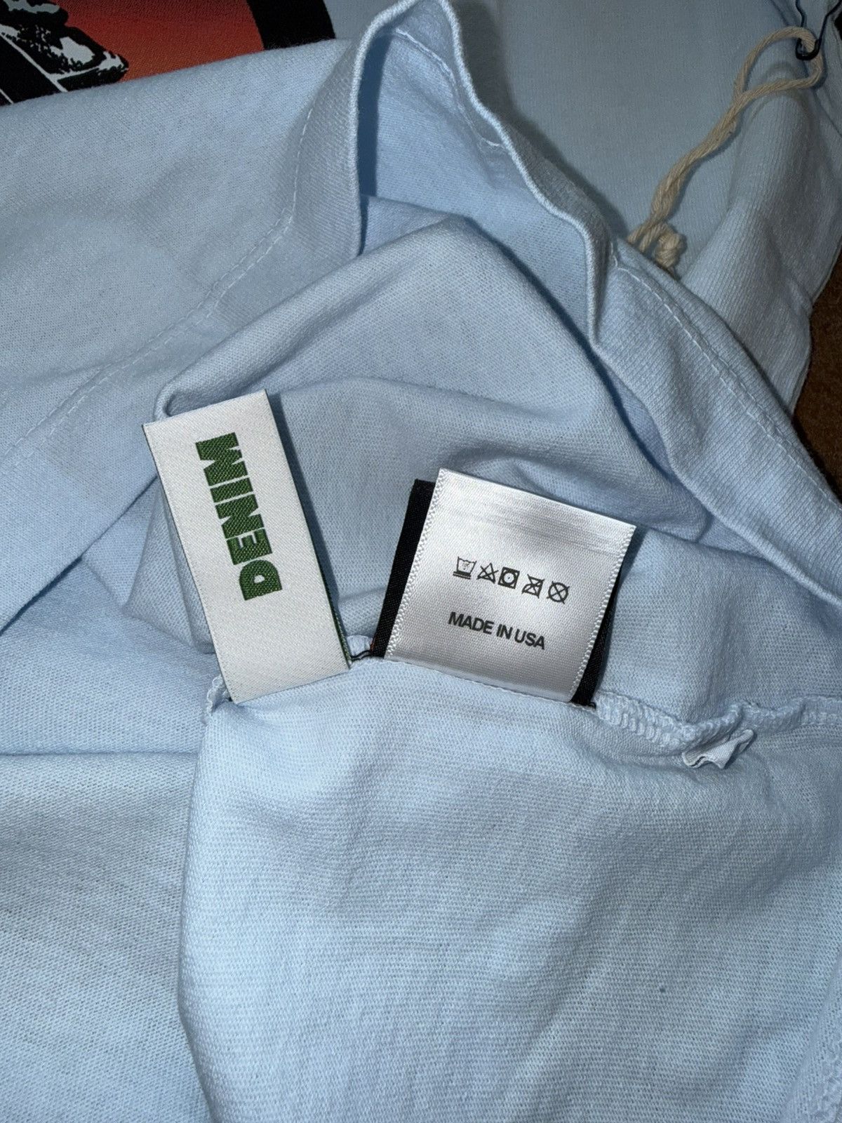DENIM TEARS Denim Tears Nightlife Tee Baby Blue Medium Size US M / EU 48-50 / 2 - 10 Thumbnail
