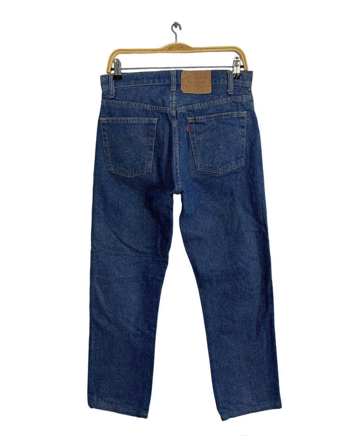 Levi's Levis Strauss Lot 505 Indigo Denim Jeans Straight Cut Size US 30 / EU 46 - 2 Thumbnail