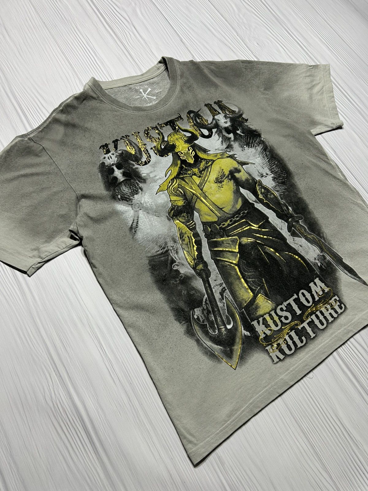 Vintage Kustom Kulture Warrior Man/Woman T-Shirt Size US XL / EU 56 / 4 - 4 Thumbnail