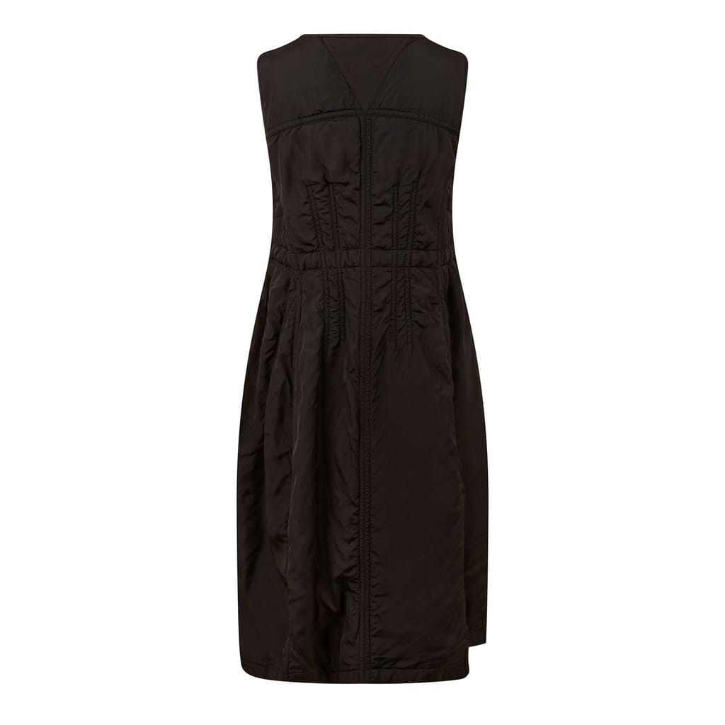Bottega Veneta Bottega Veneta Drawstring V-Neck Midi A-Line Dress Size M / US 6-8 / IT 42-44 - 3 Thumbnail