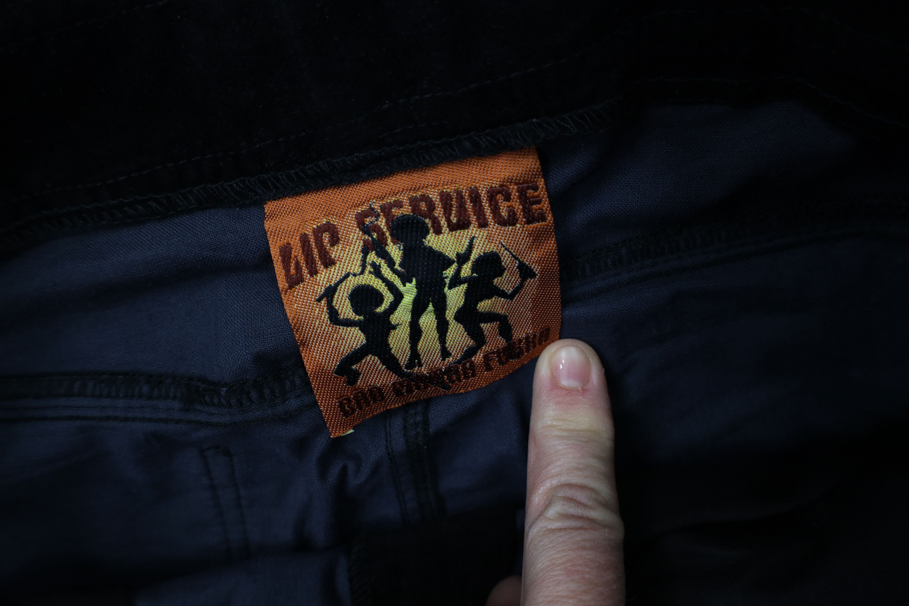 Lip Service Vintage 90s Lip Service Riveted Velvet Pants Black USA Size 32" / US 10 / IT 46 - 8 Thumbnail