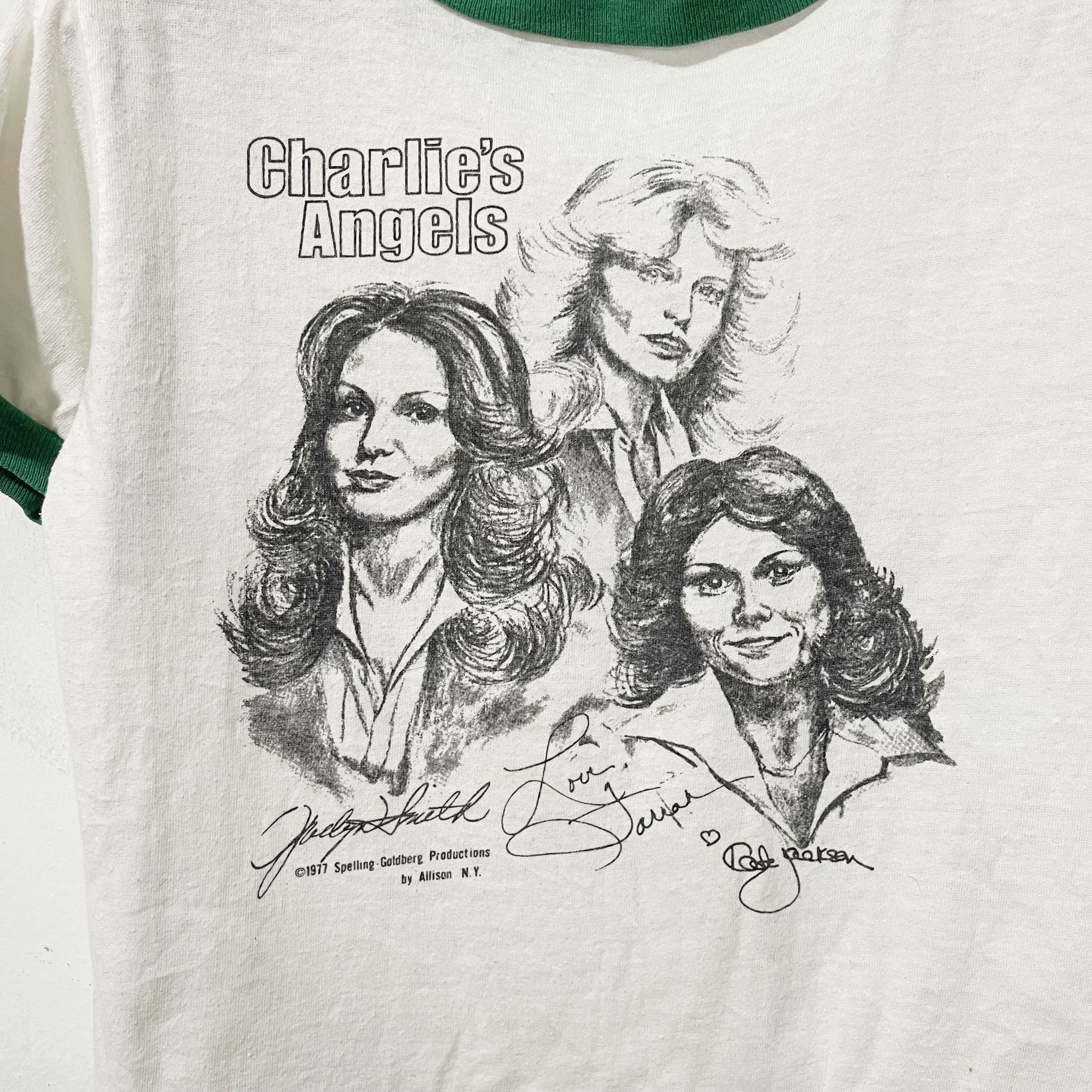 Vintage Vintage 1977 Charlie's Angels Ringer Tee Size US XXS / EU 40 - 2 Thumbnail