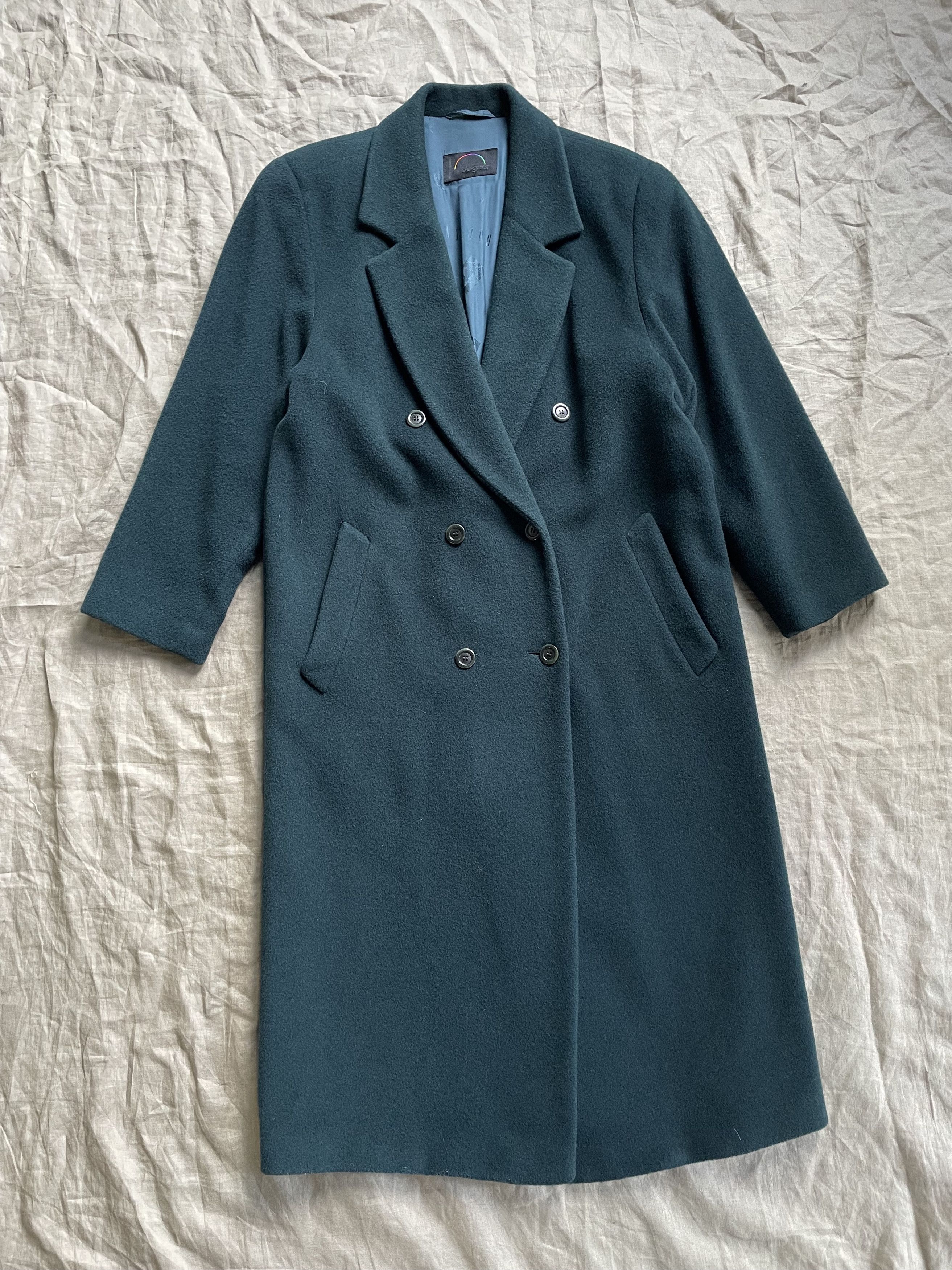 Bogner Bogner Vintage 80s Wool Cashmere Double Breasted Coat 7471AC Size M / US 6-8 / IT 42-44 - 1 Thumbnail