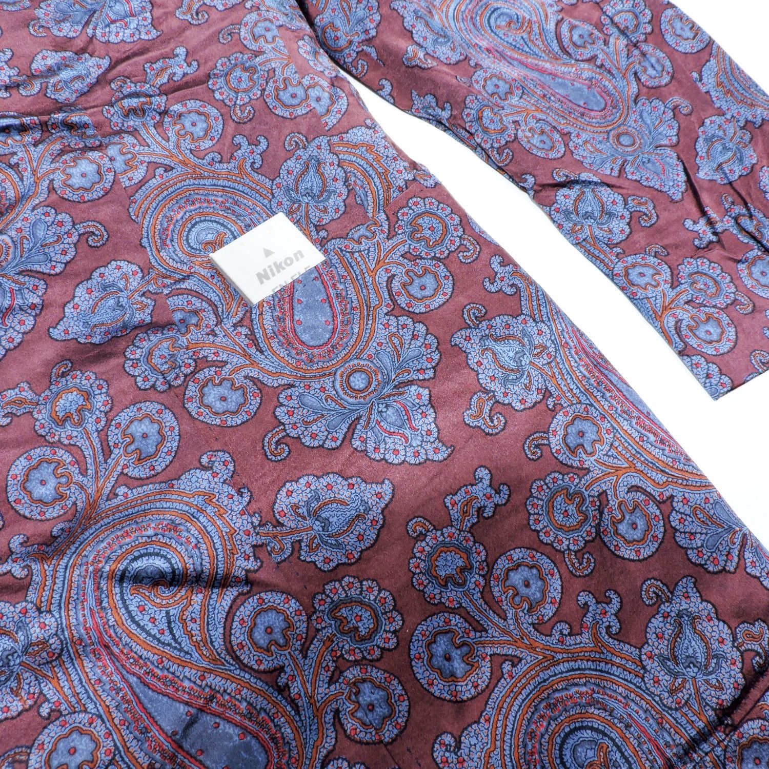 Francesco Smalto FRANCESCO SMALTO SHINY PAISLEY SUITS BLAZER Size 50R - 13 Thumbnail