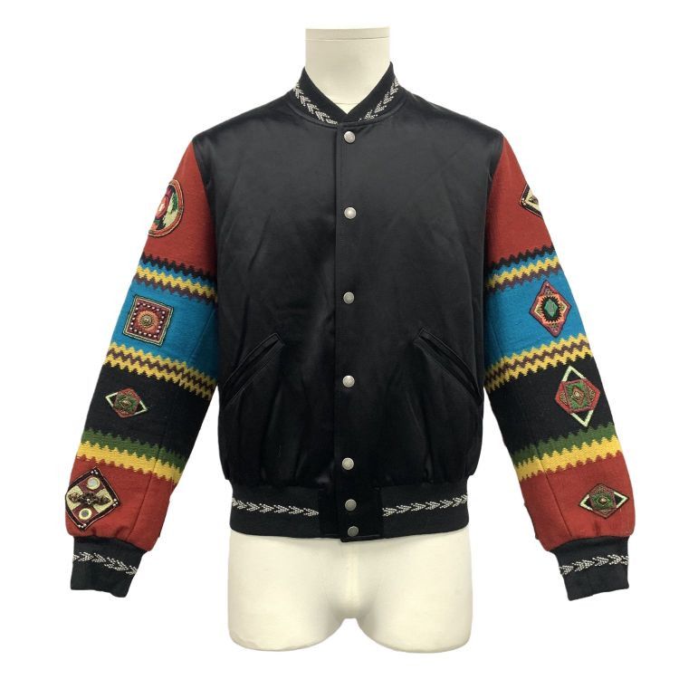 Saint Laurent Paris Saint Laurent Embroidered Pattern Bomber Jacket Size M Size US M / EU 48-50 / 2 - 1 Thumbnail