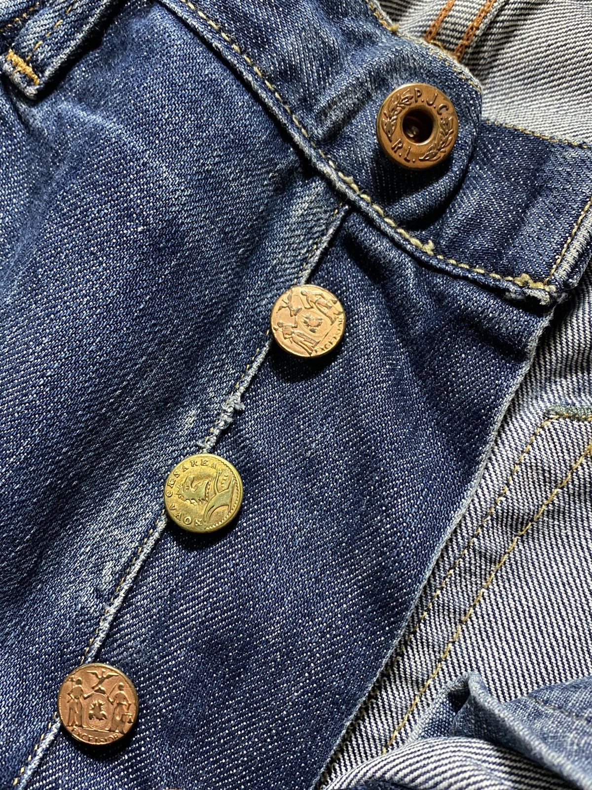 Polo Ralph Lauren 2000s Polo RL Ralph Lauren Distressed Low Bootcut Jeans Size US 34 / EU 50 - 8 Thumbnail