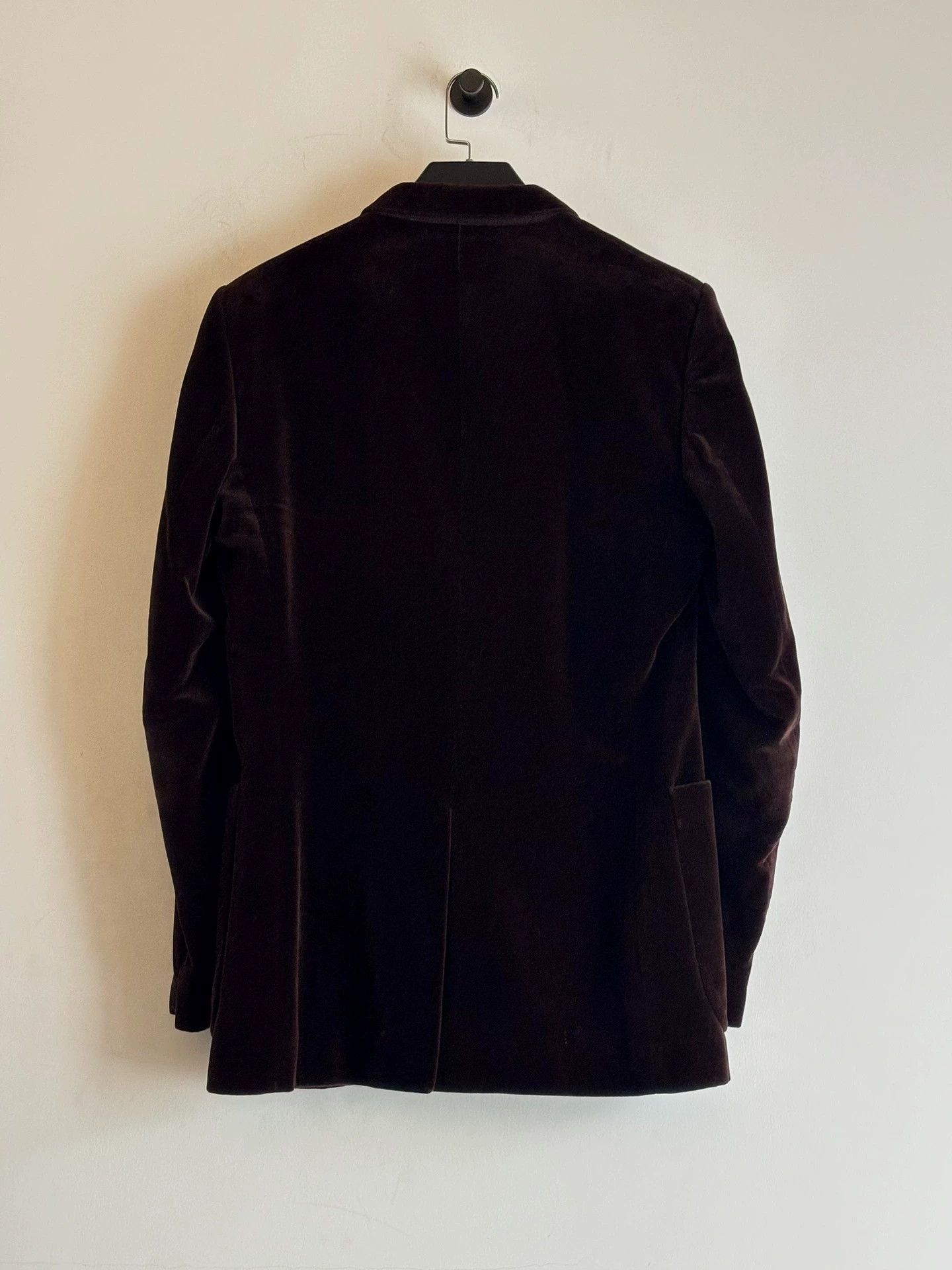 Maison Margiela Maison Margiela 2001 Deep Red-Brown Velvet Suit Size 48R - 5 Thumbnail