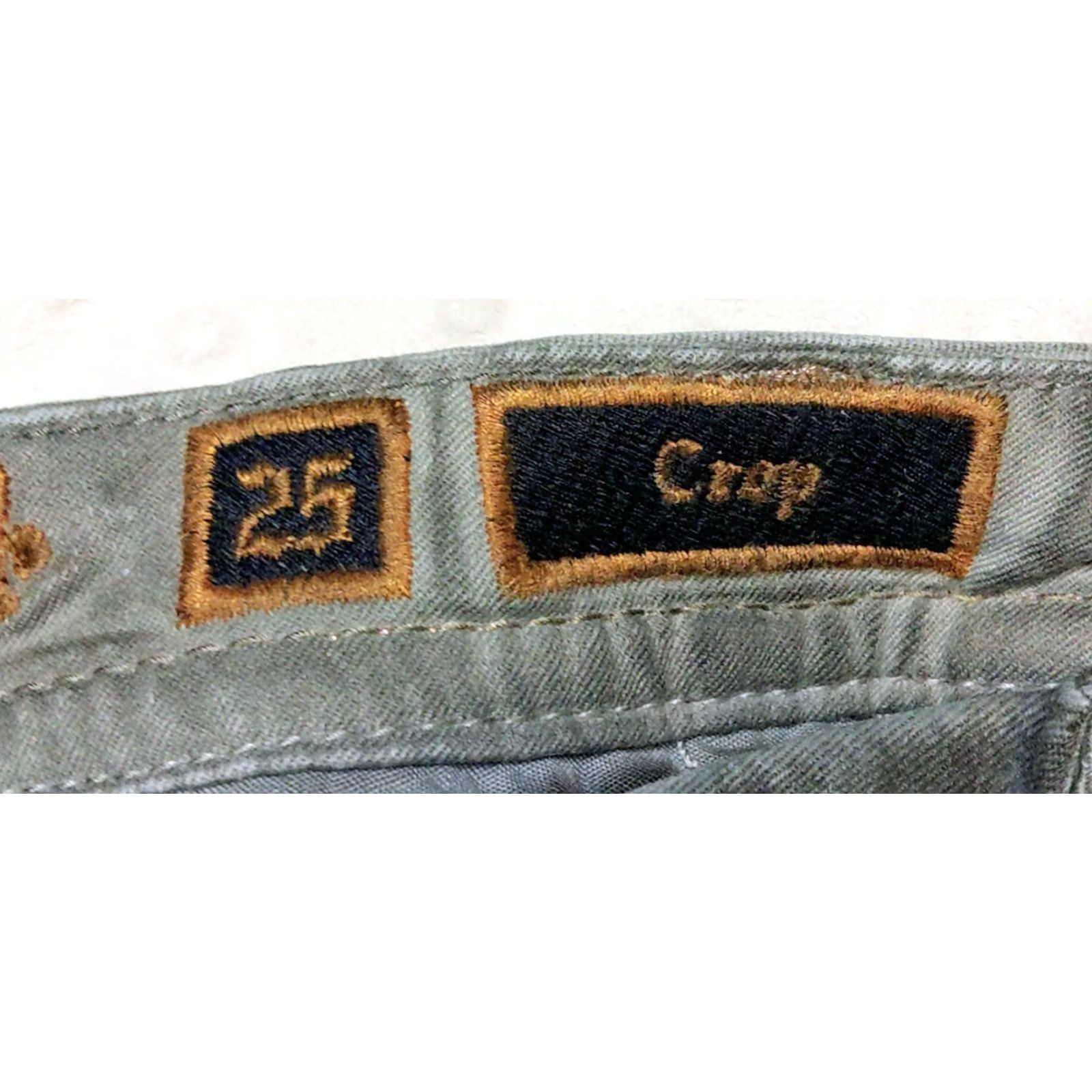 Vintage Rock Revival Jeans 5-Pocket Design Slim Cropped 25x27 Gray Cotton Blend Denim Women’s Clothing Size 42" / US 20 - 7 Thumbnail