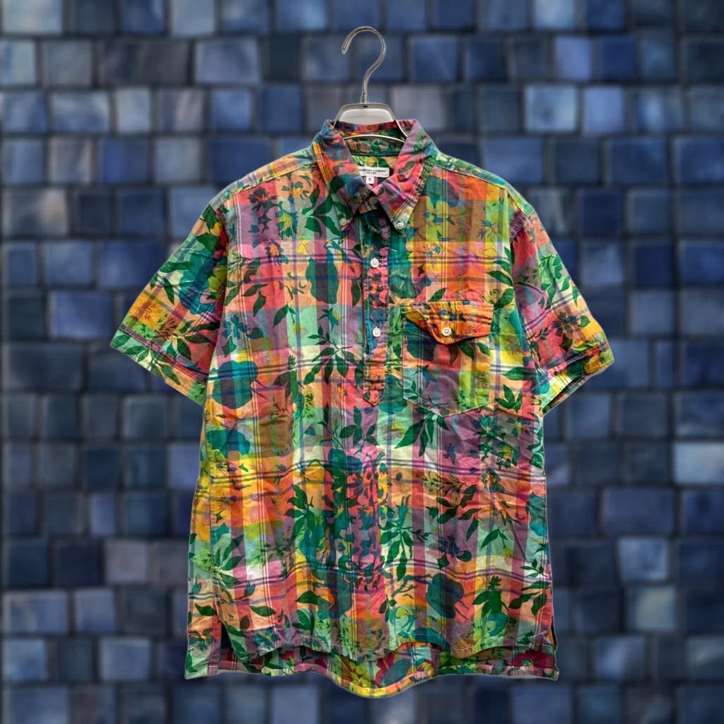 Engineered Garments ENGINEERED GARMENTS PULLOVER SHORT SLEEVE SHIRT MEN MULTICOLOR SIZE S USED Shirt Men S Multicolor Short Sleeve Pullover Jacket Size US S / EU 44-46 / 1 - 1 Thumbnail