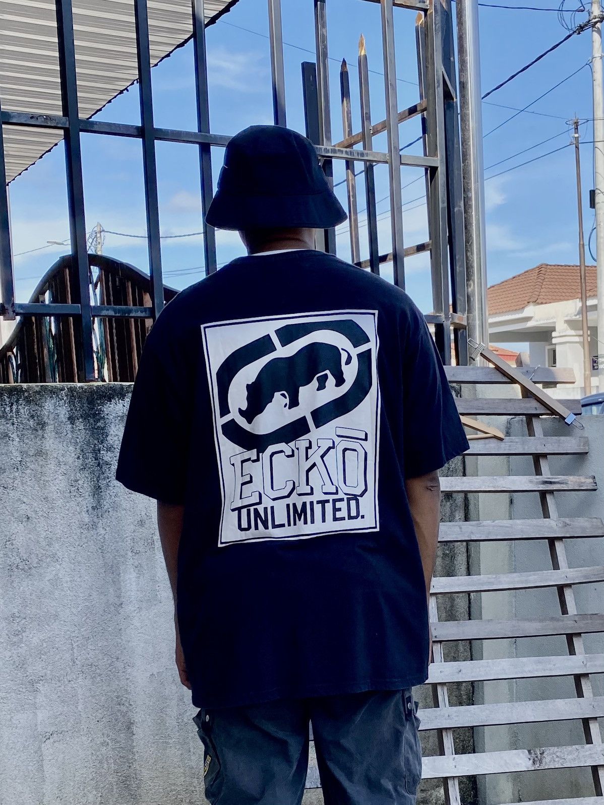 Ecko Unltd. 🔥 Very Rare 🔥 Vintage Y2K Ecko Unltd Big Logo Tshirt Size US XXL / EU 58 / 5 - 3 Thumbnail
