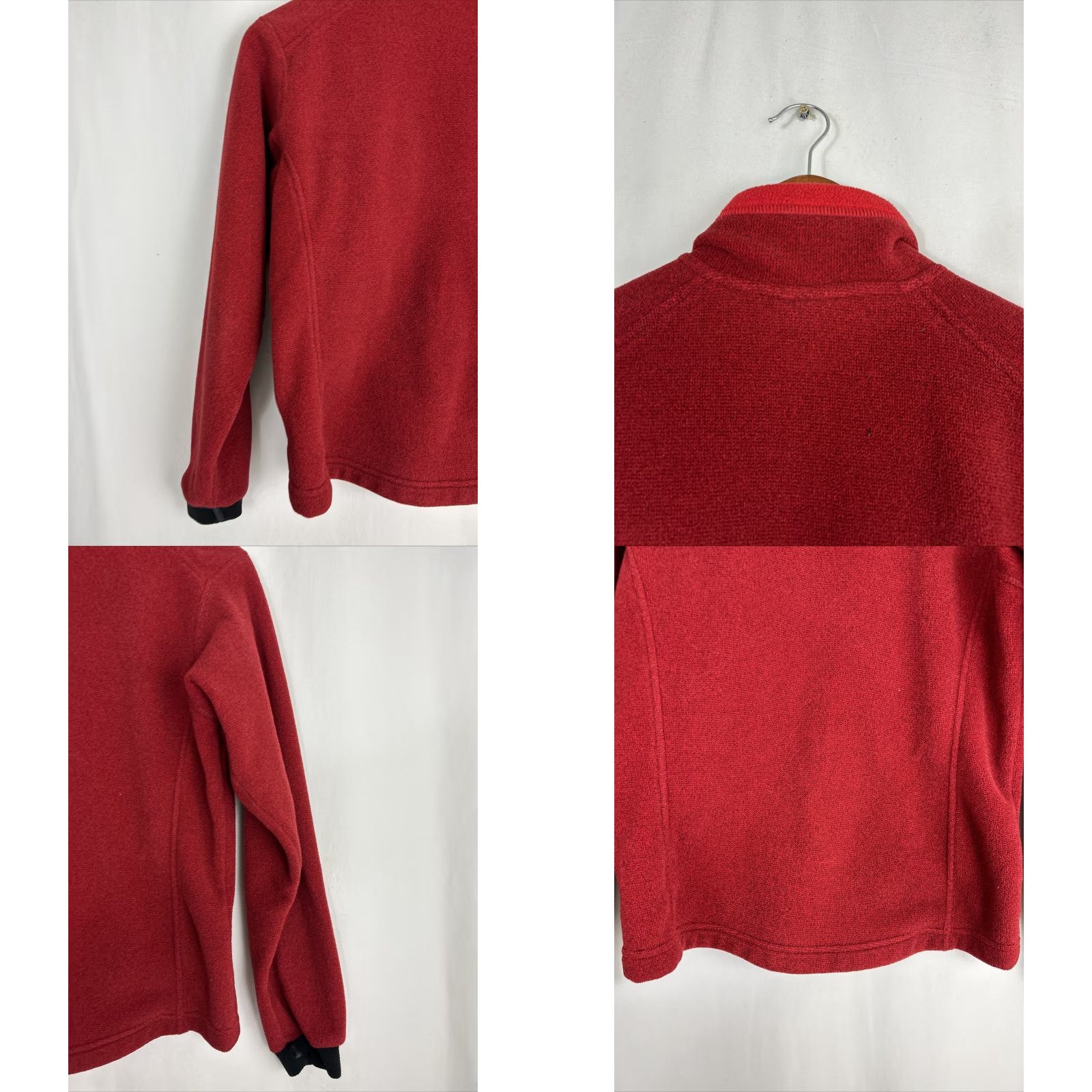 Vintage REI Womens XS Full Zip Fleece Jacket Red Long Sleeve Pockets Polartec Jacket Size XS / US 0-2 / IT 36-38 - 9 Thumbnail